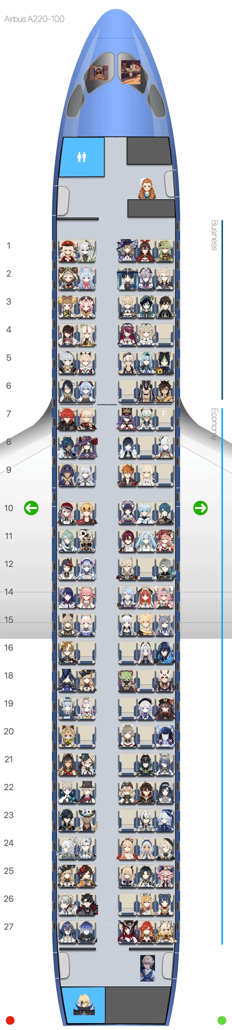 (OC) Welcome to Teyvat Airlines — Please take a seat, And enjoy your flight!