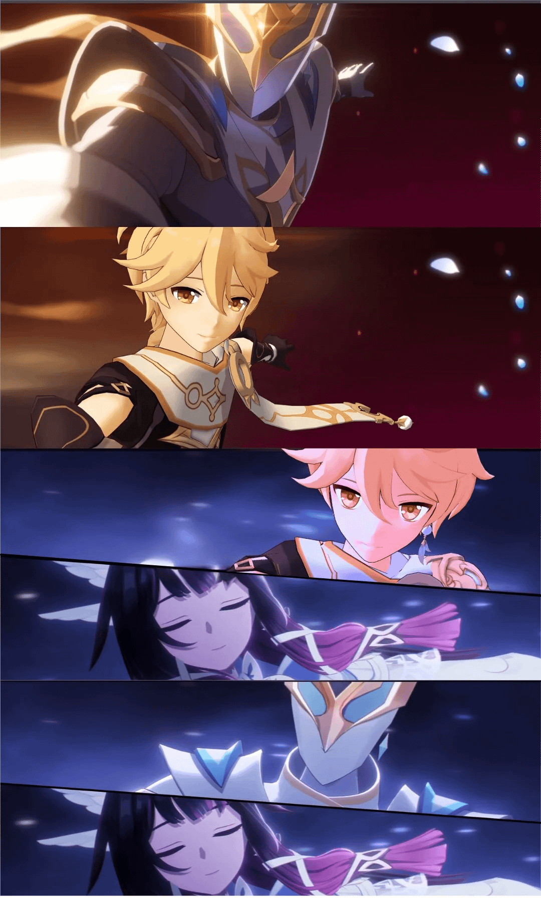 make an edit Aether as the knight in the trailer