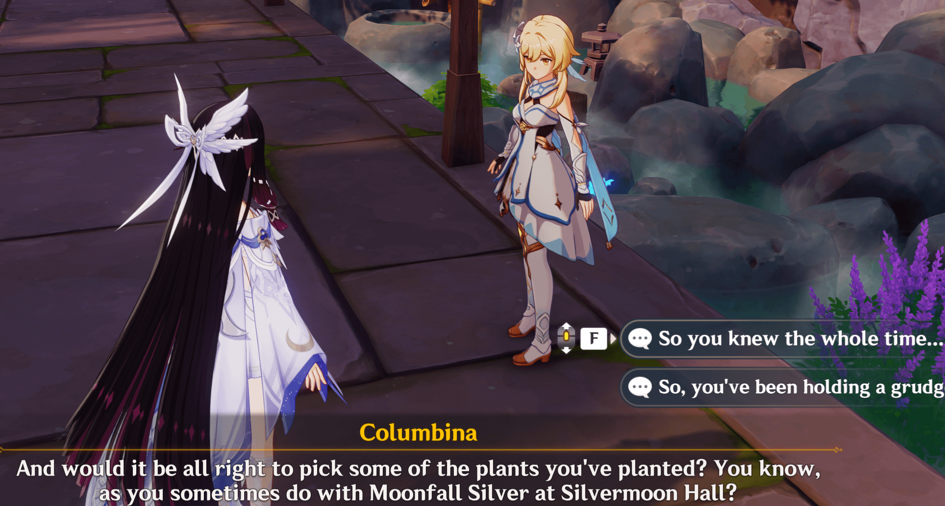 Columbina knew all along....