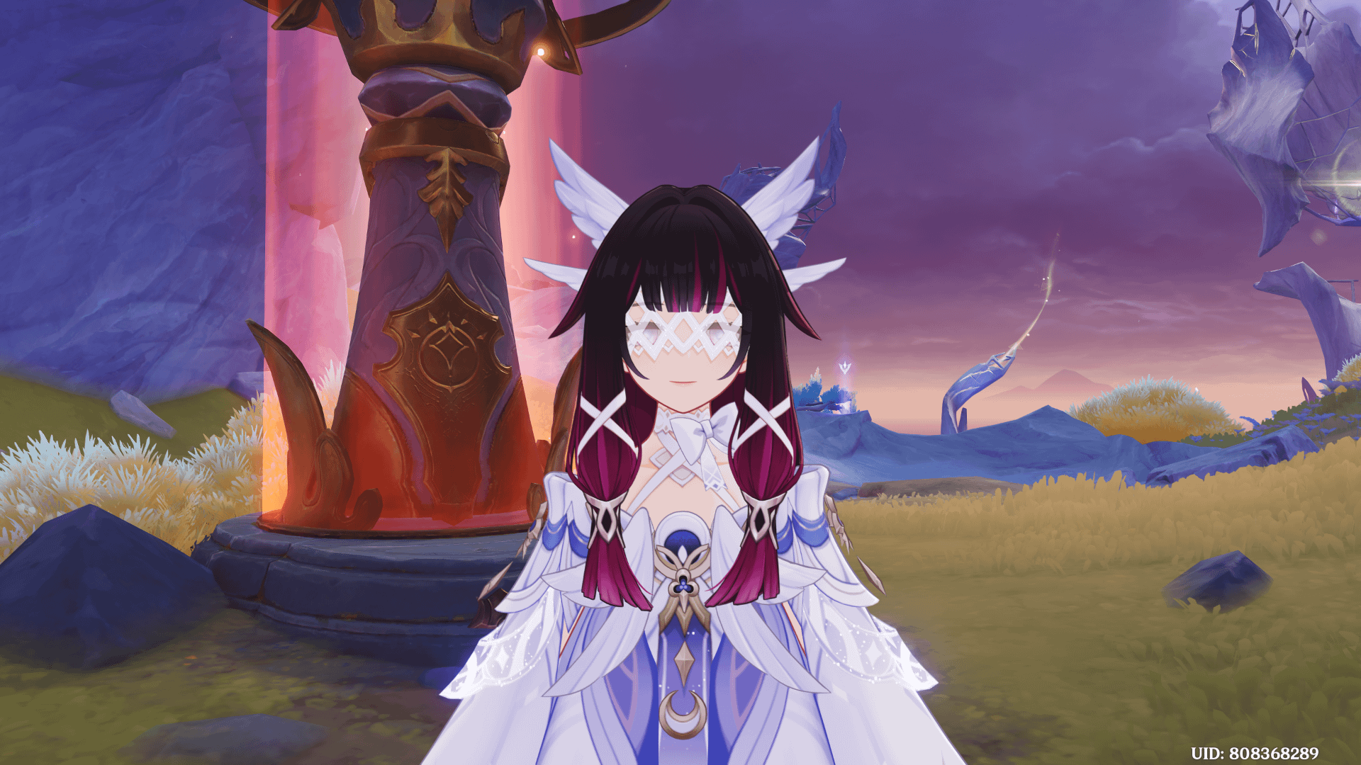 This is a Columbina's glitch right? She shouldn't have her eyes open like this
