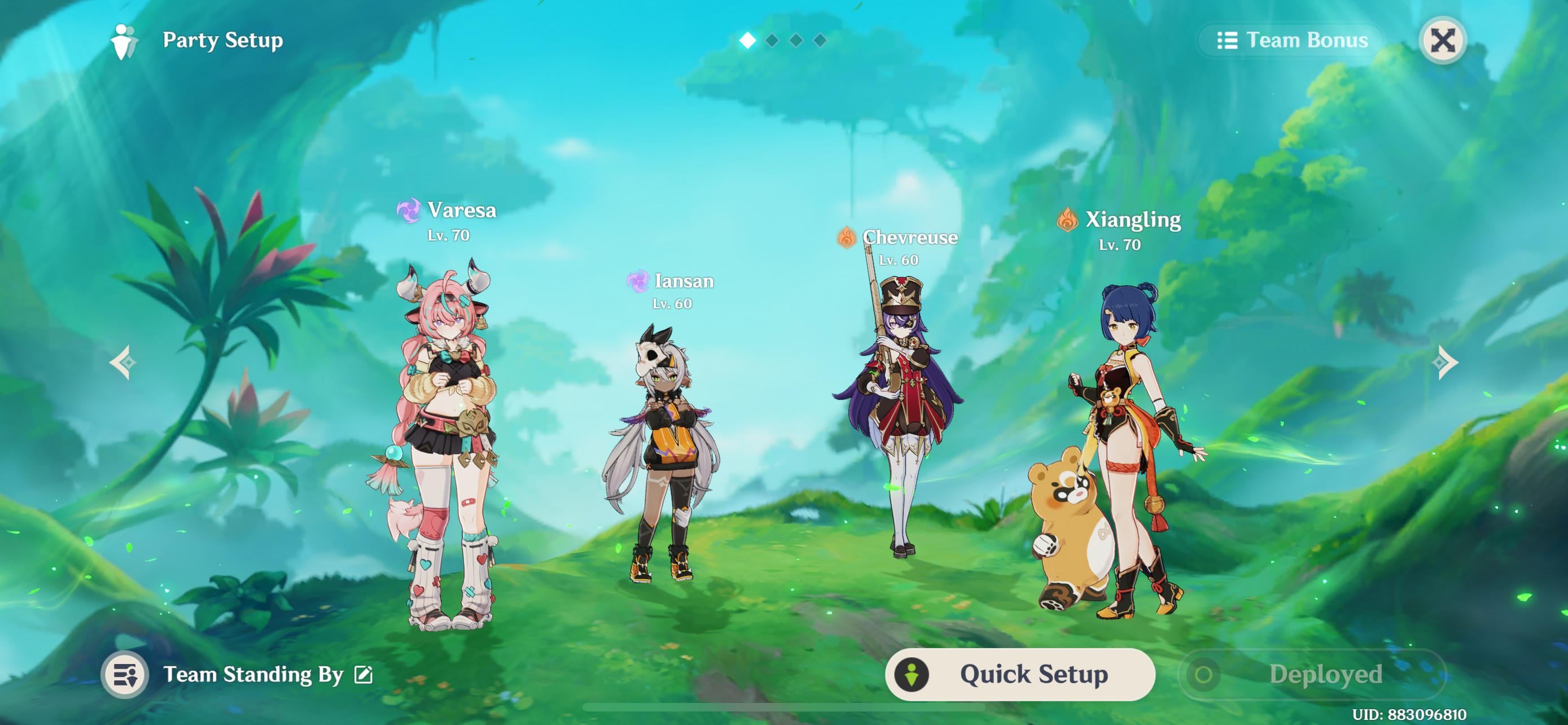 My first complete team build😇
