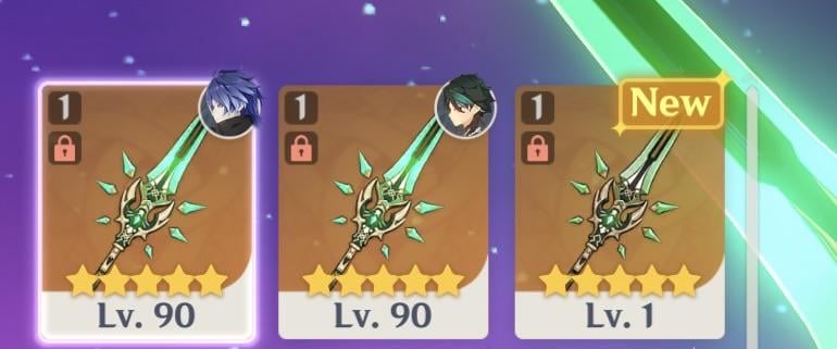 Jade winged spear