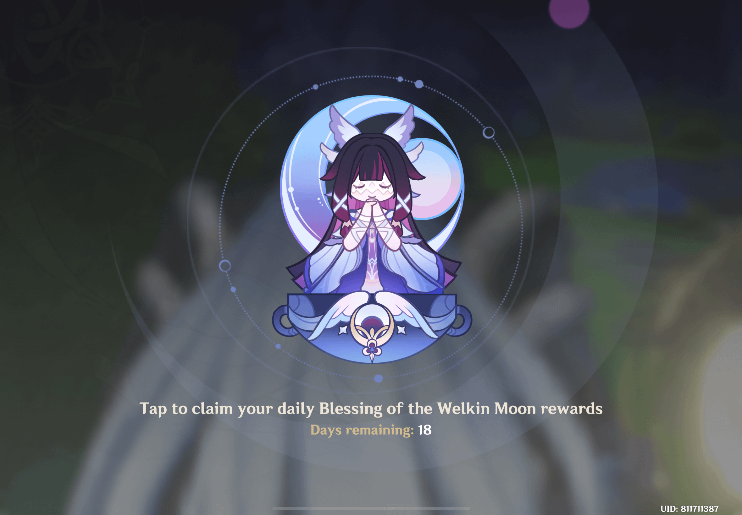 I did not expect this Welkin moon screen change
