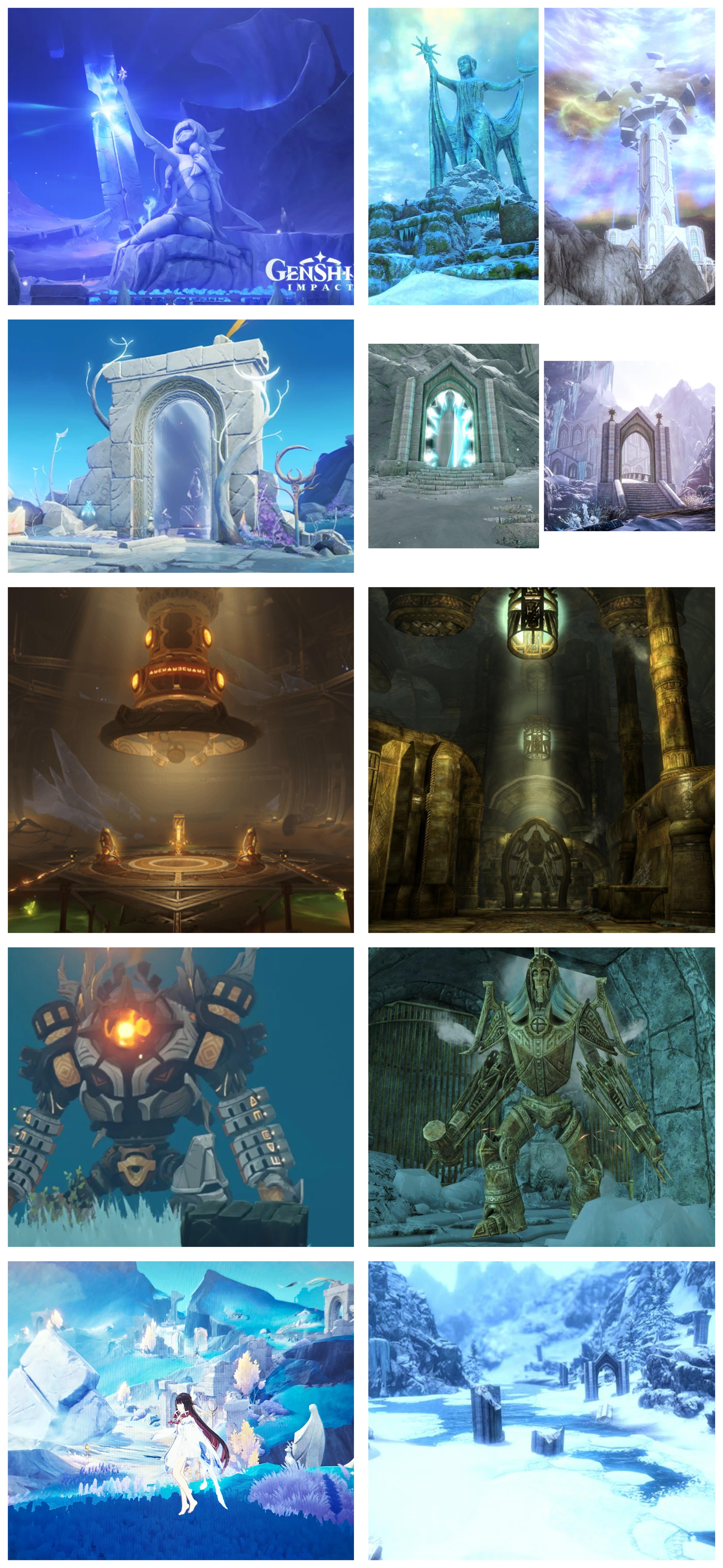 Cant believe Skyrim was inspired by Genshin Impact all along.