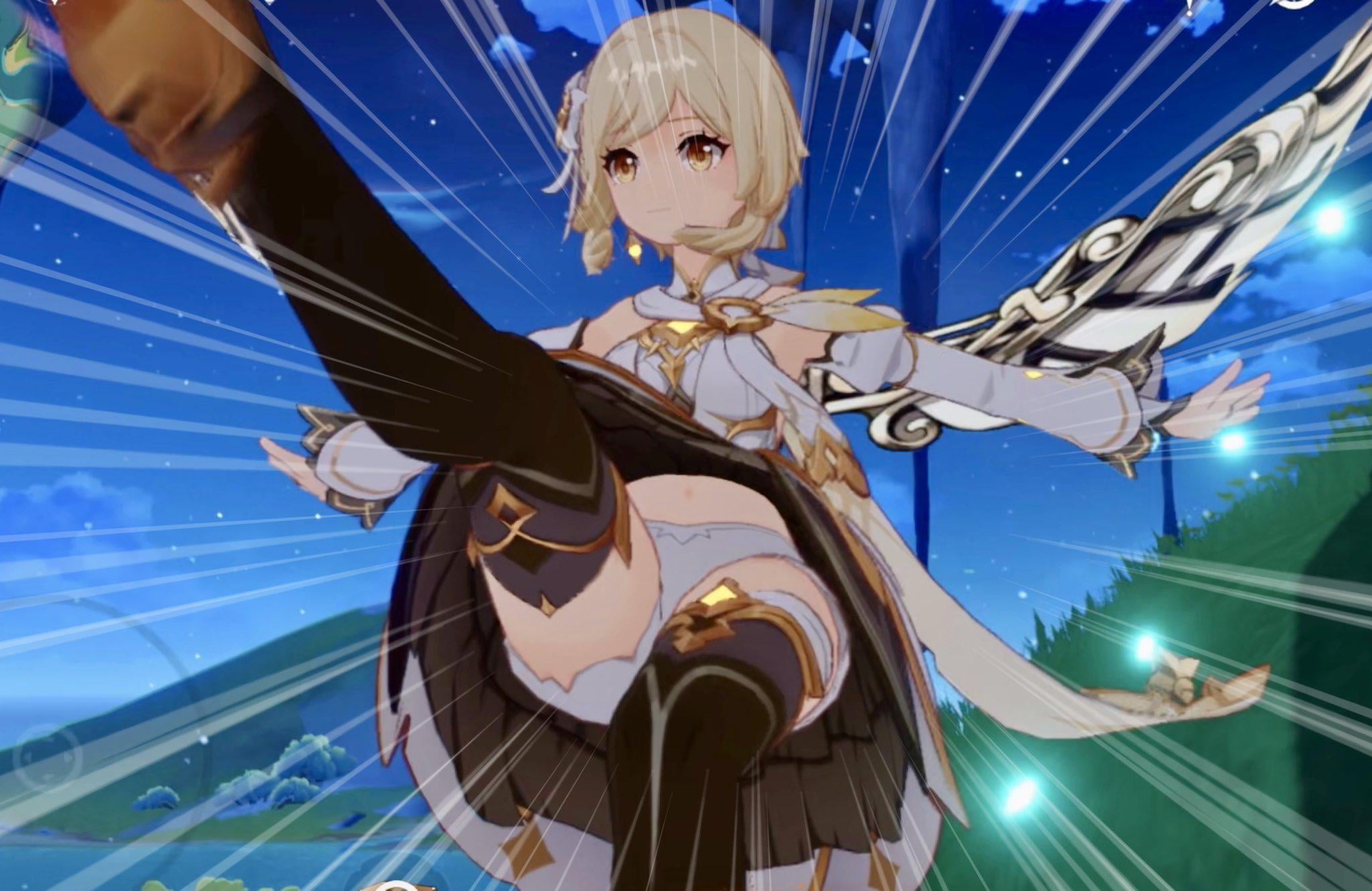 【Good News】Lumine got a belly button with her new outfit
