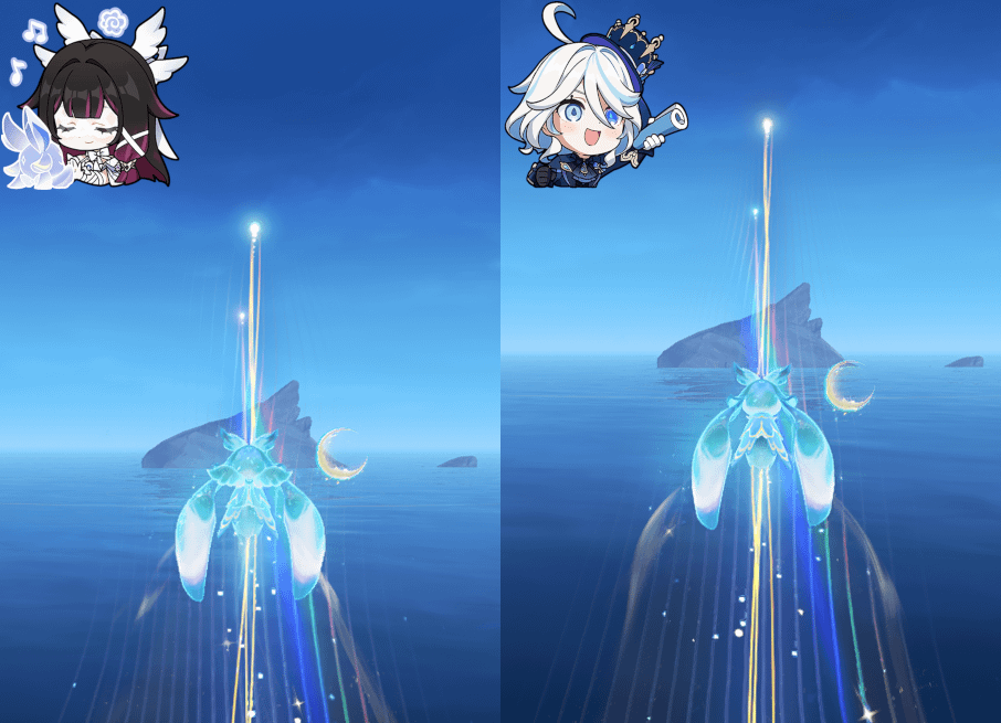 Columbina has little wings when using Moonlanes