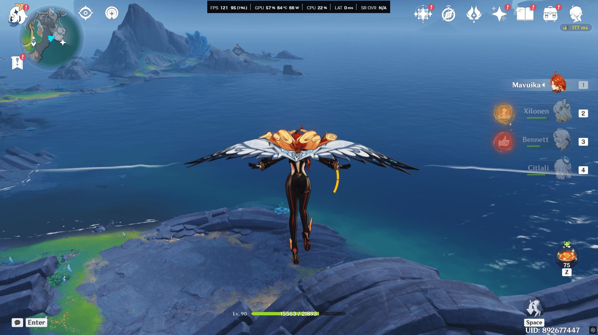 Smooth motion in Genshin Pc version feels really good