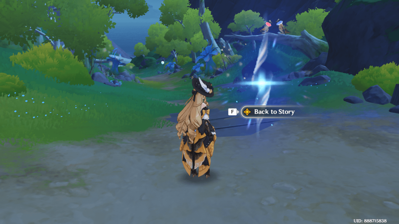 If you quit the AQ twice, you will regain access to the overworld