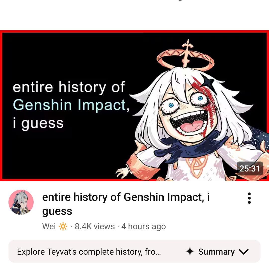 The gOat theorycrafter of genshin is Back!