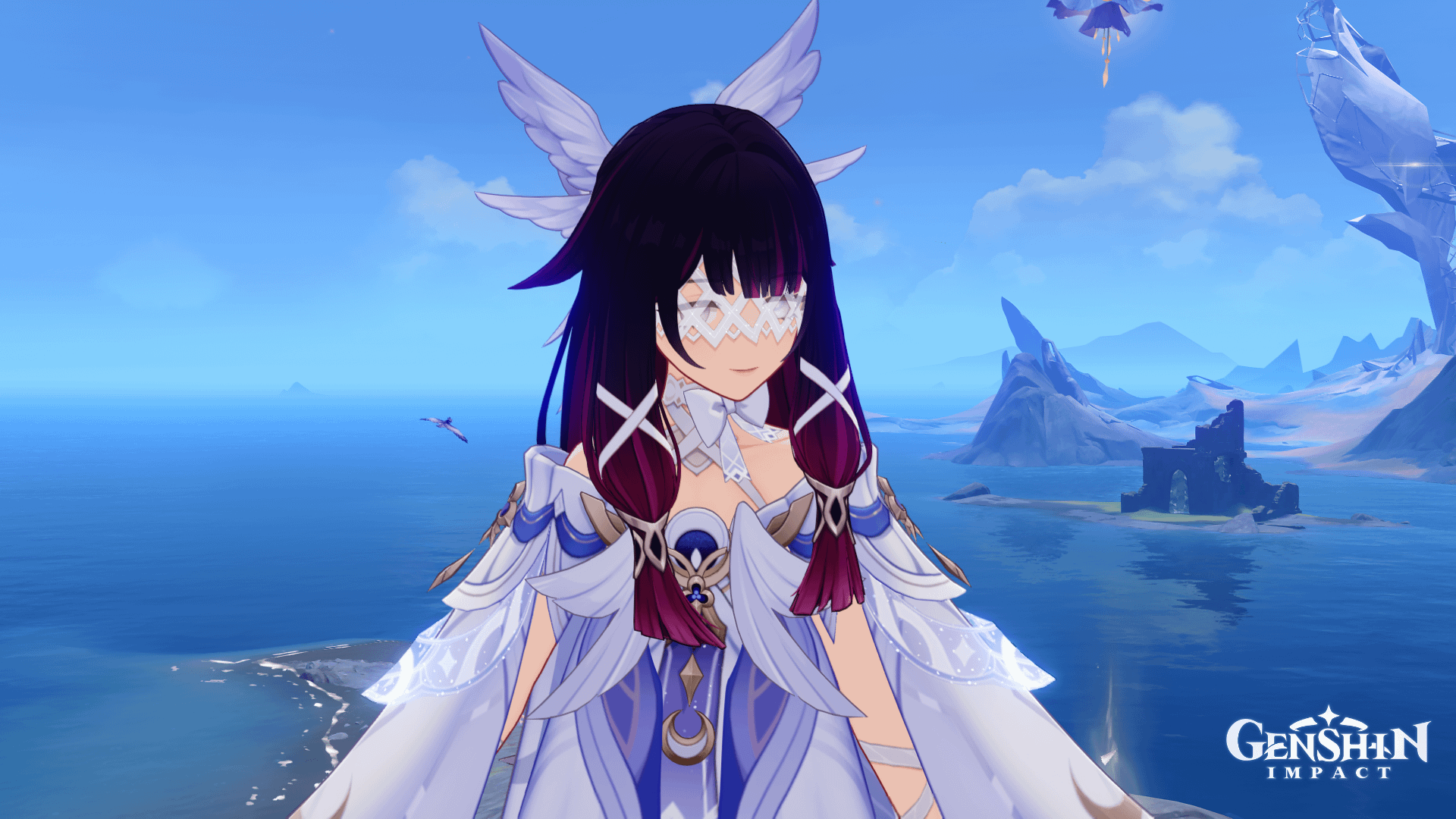 Her eyes can open outside of burst somehow