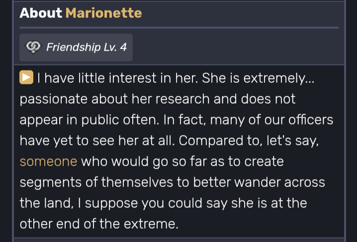 Sooo what happened to "i have little interest in her"