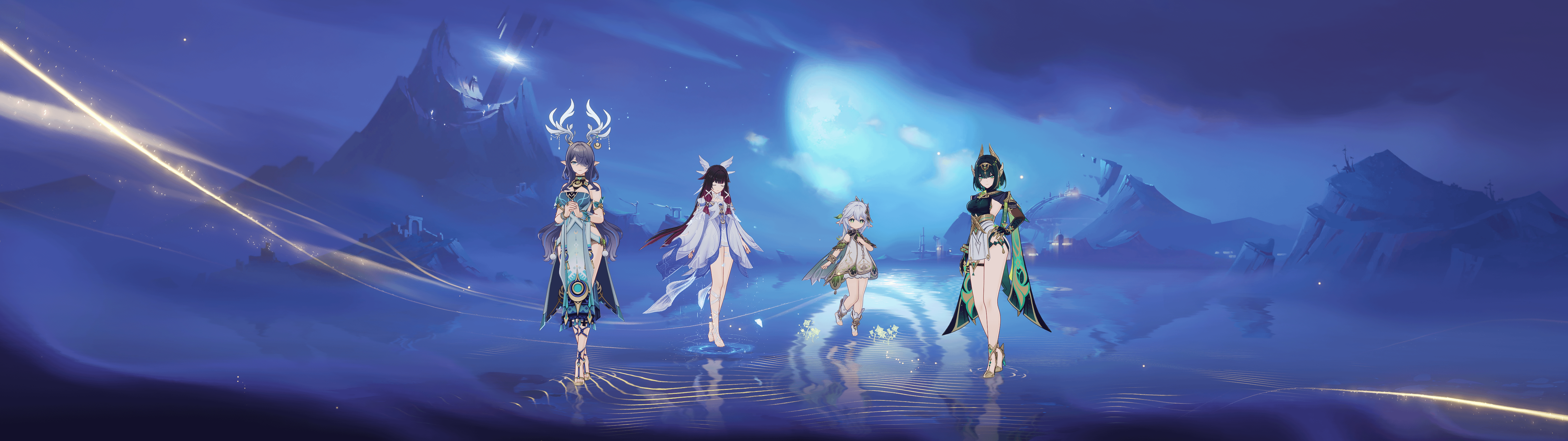 The Lunar Bloom team is just two Nod-Krai and Sumeru moms taking their daughters to play together.