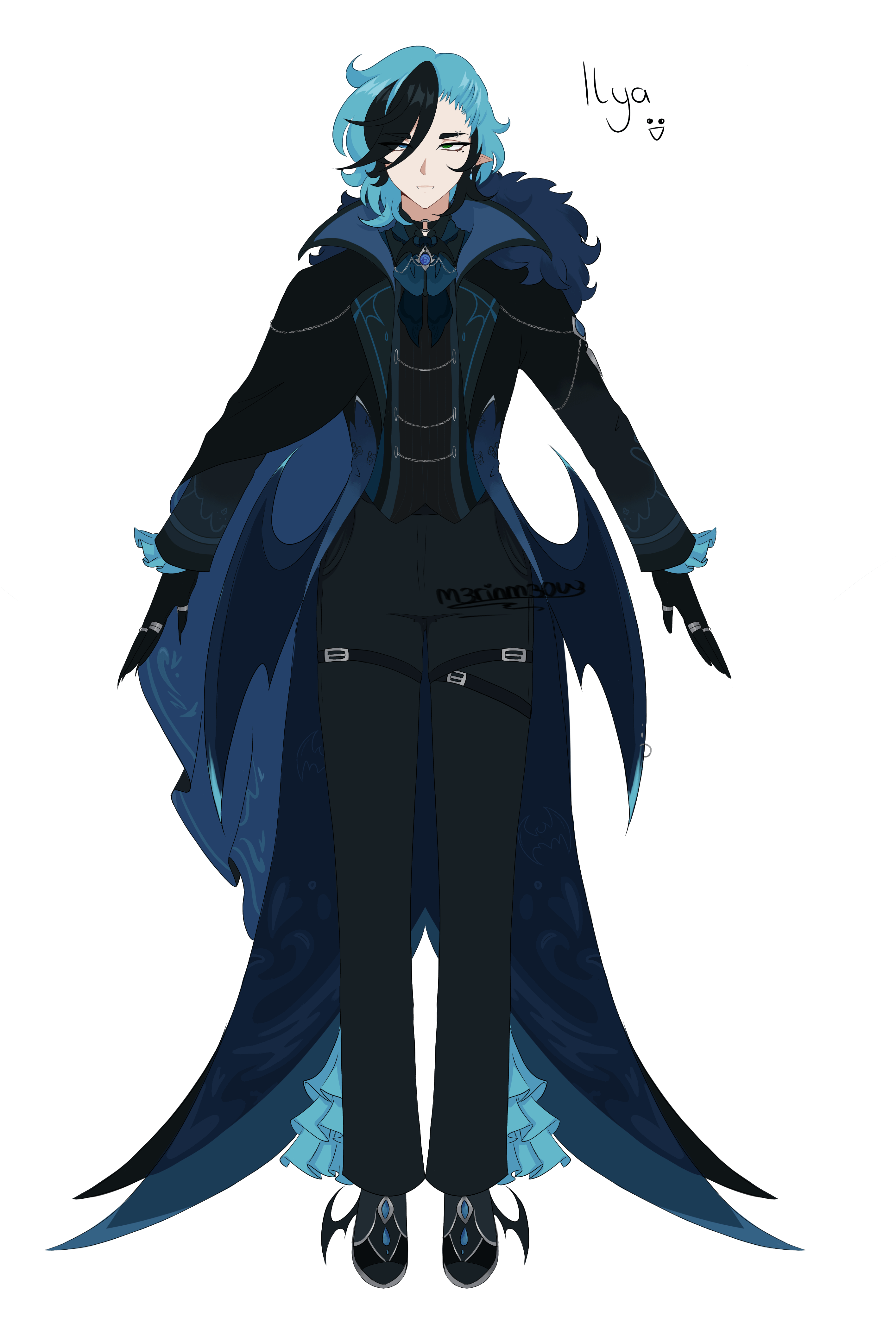 I cant decide Do I make him claymore or sword
