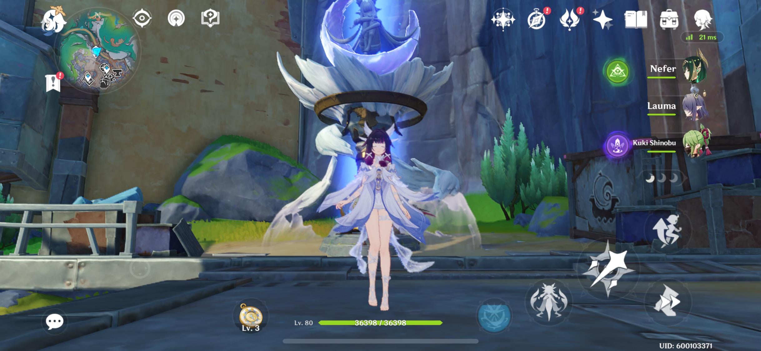 Did anyone else notice that you can apparently now restore the Columbina’s statue of the seven that have been tampered with by the Fatui? (Non-spoiler)