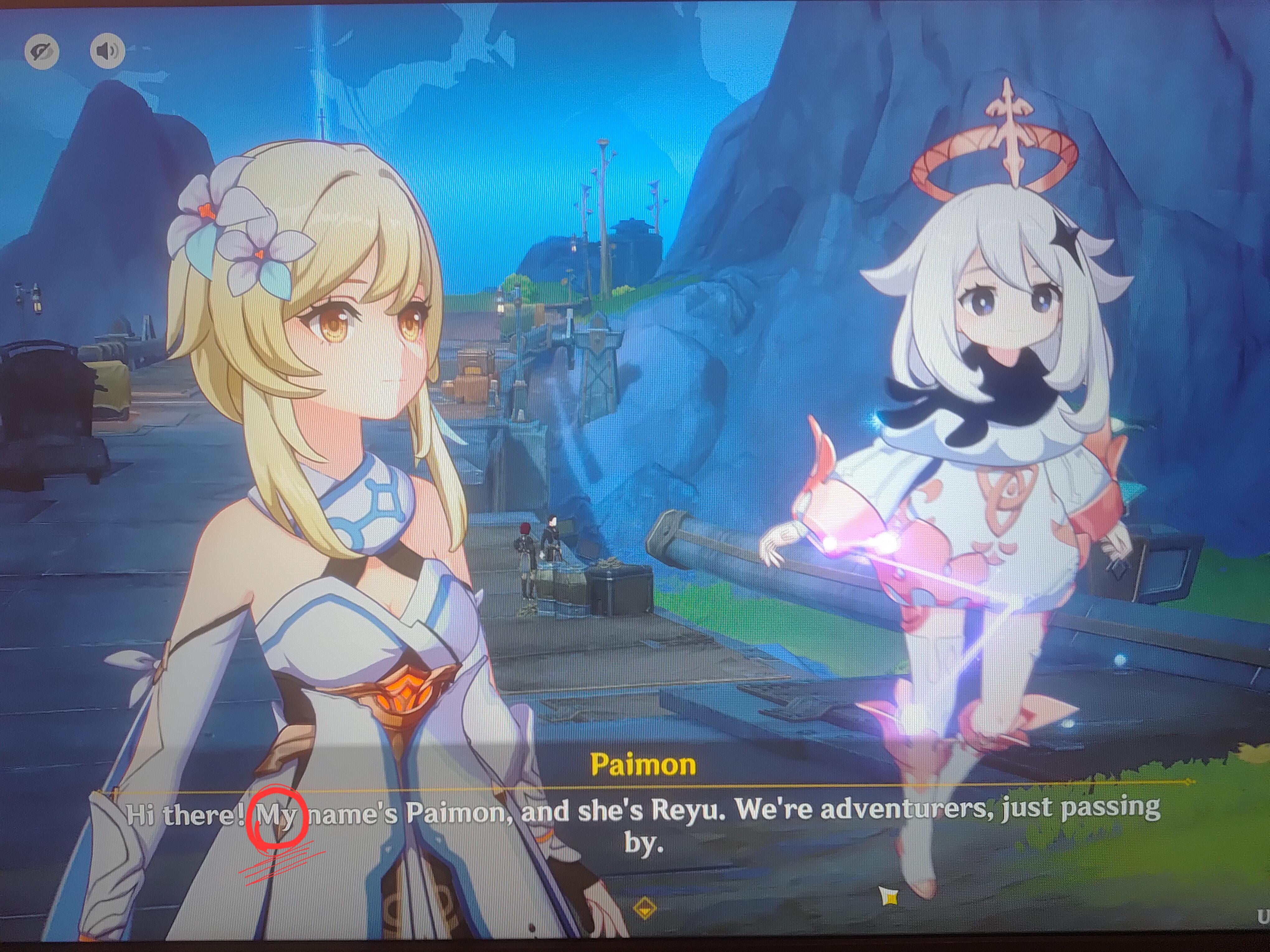 WHAT DID YOU DO TO THE REAL PAIMON??!