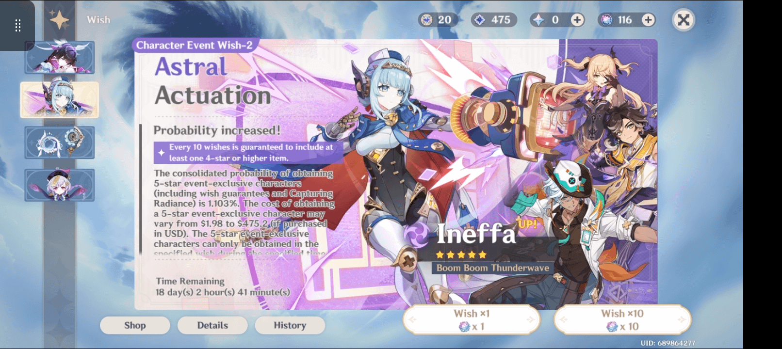 Hello experienced genshin players