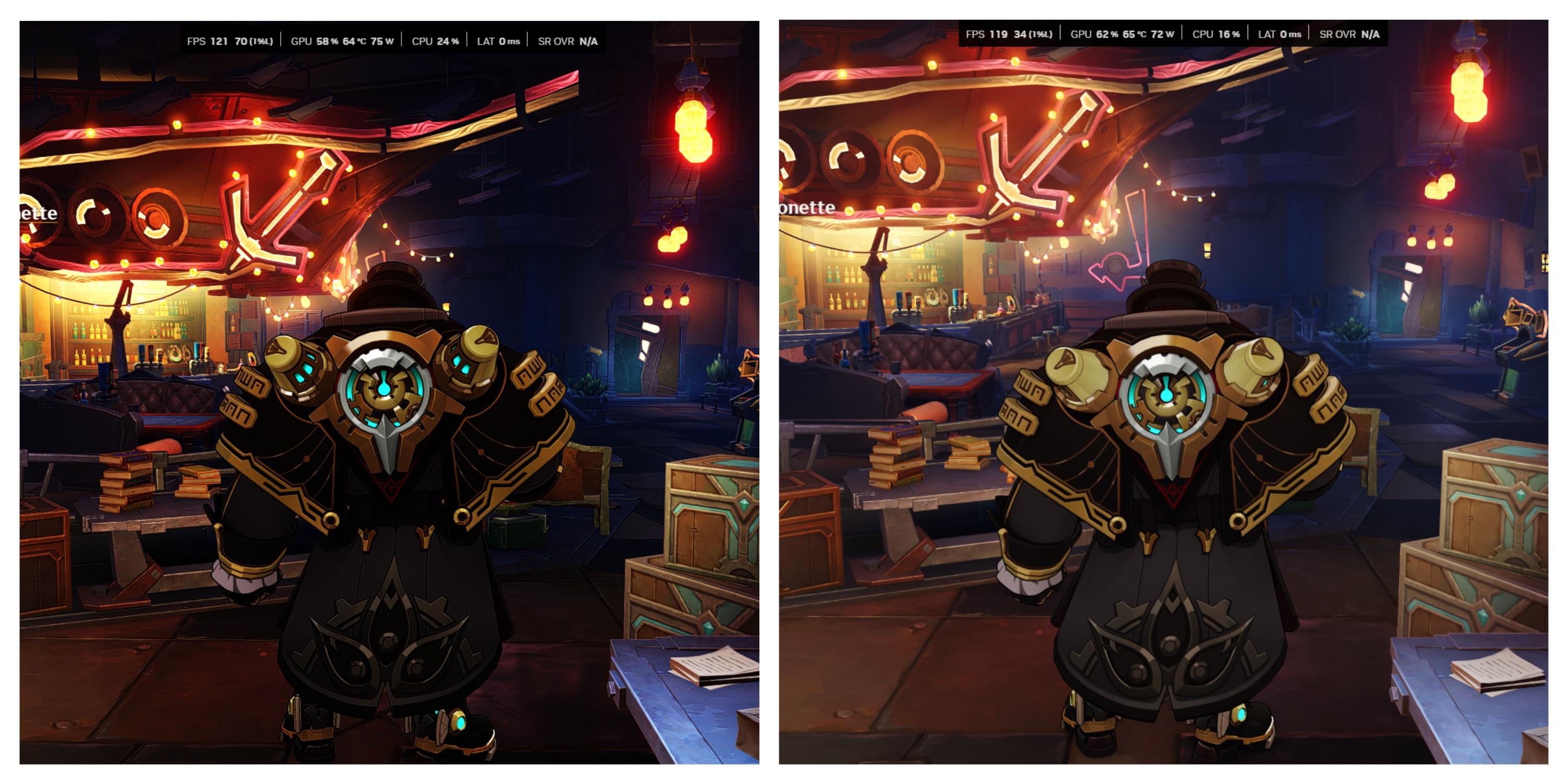 Made some adjustments and this is the result [Left] vs original [Right]