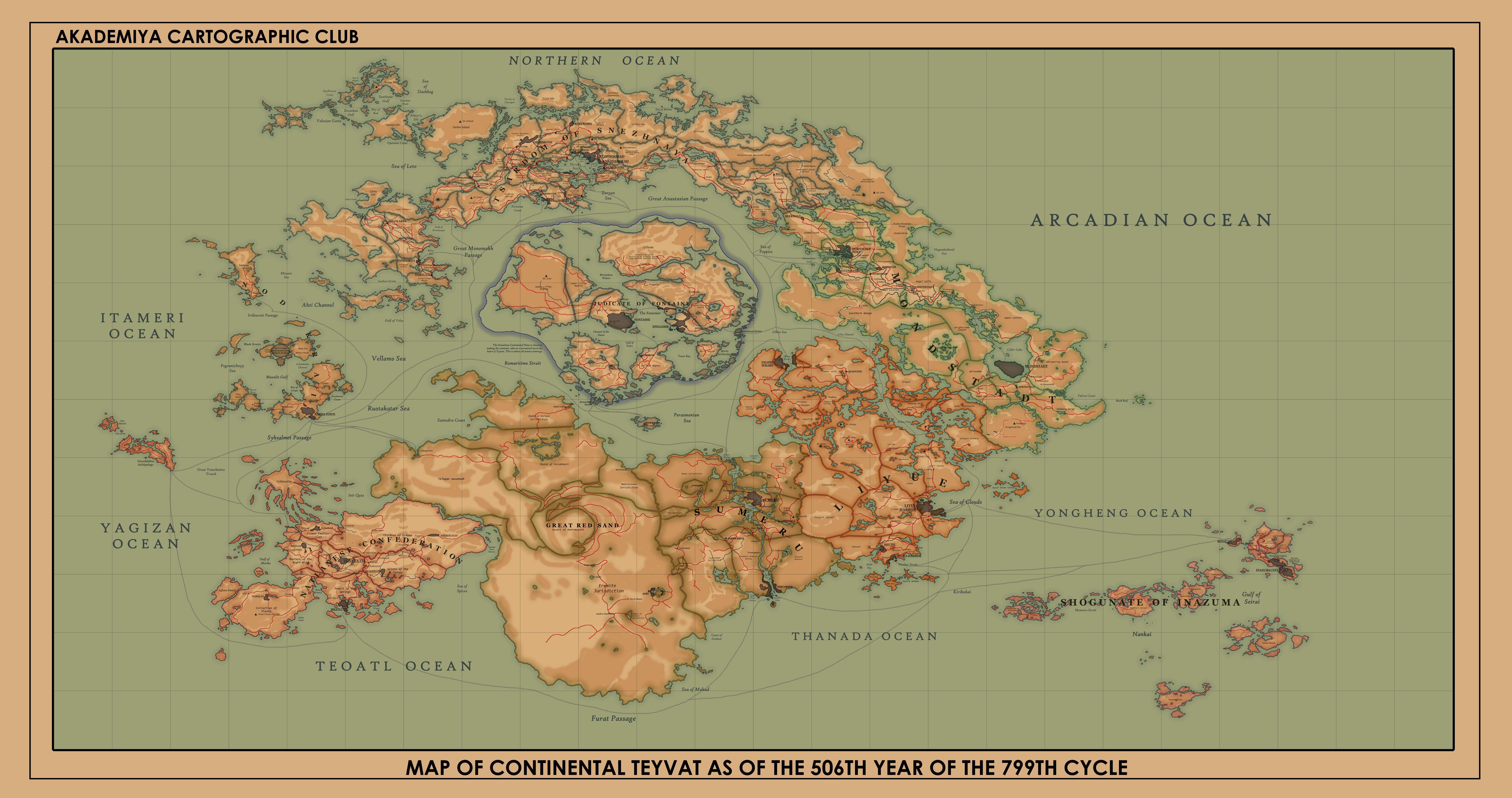 a map of teyvat