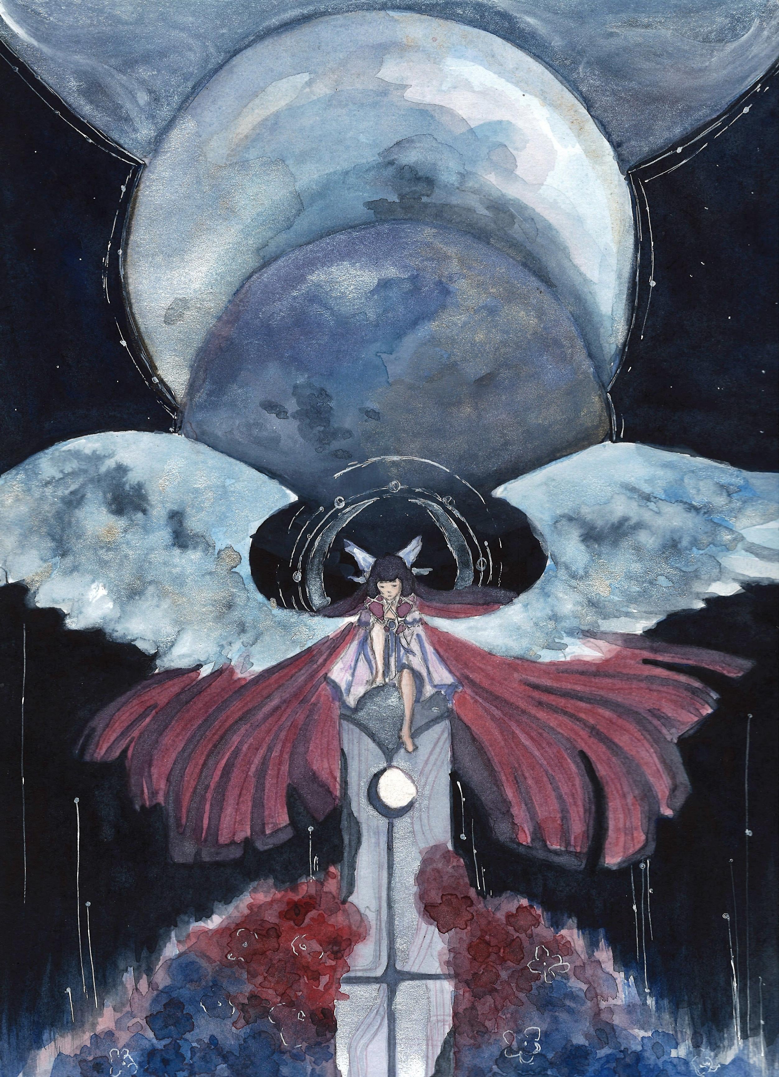 the welkin moon [art by me]