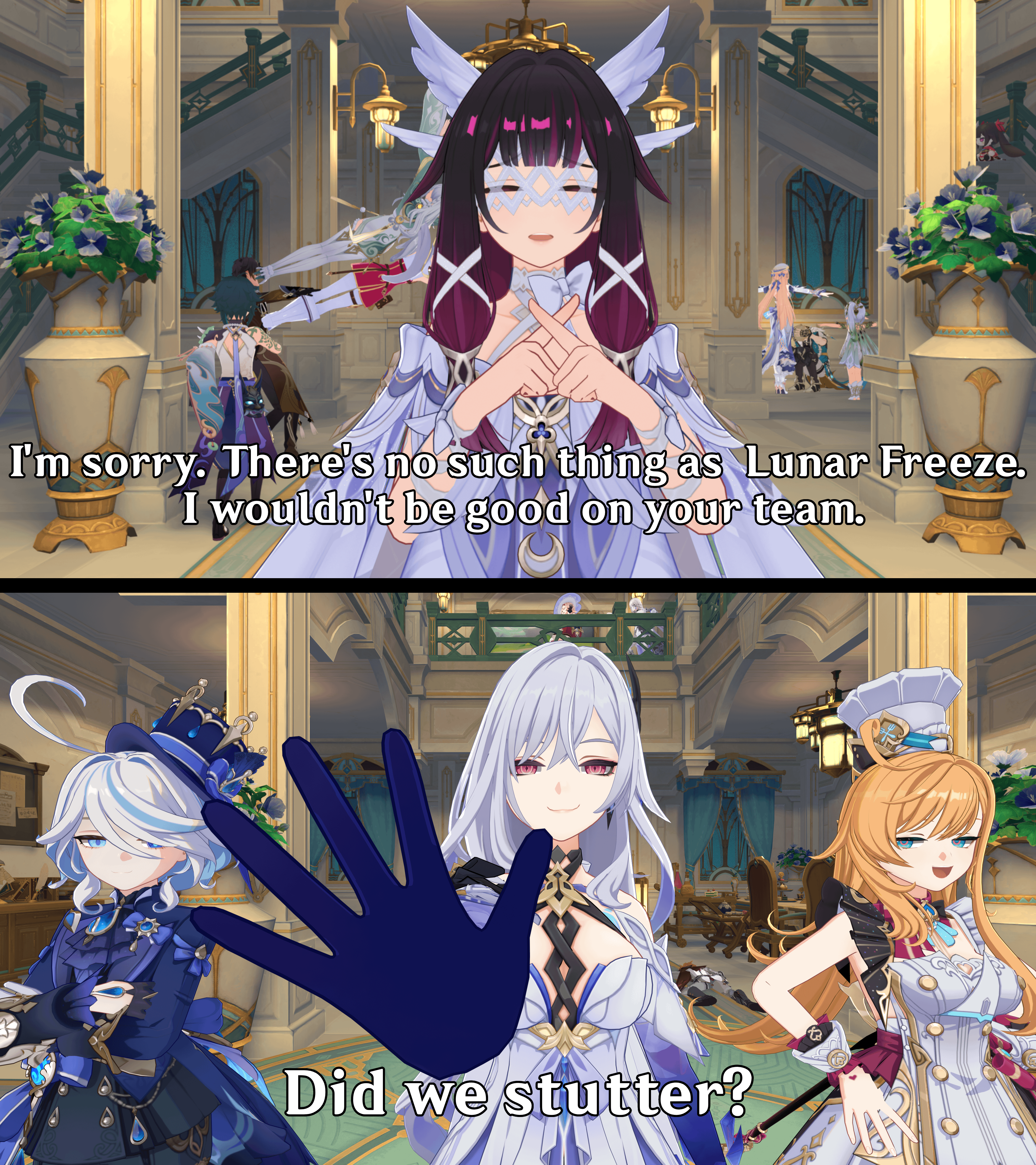 Skork does not concern herself about lunar reactions