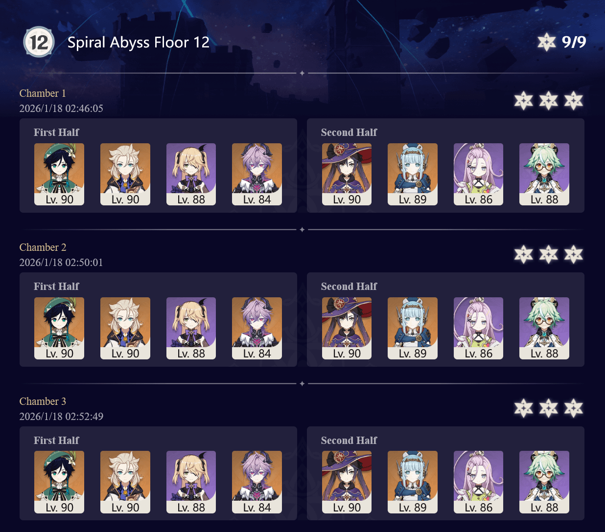 Never really tried Hexerei last patch until today lmao and I didn't realize Venti is super cracked. Abyss 12 Clear Full Hexerei Characters + Ineffa and Aino