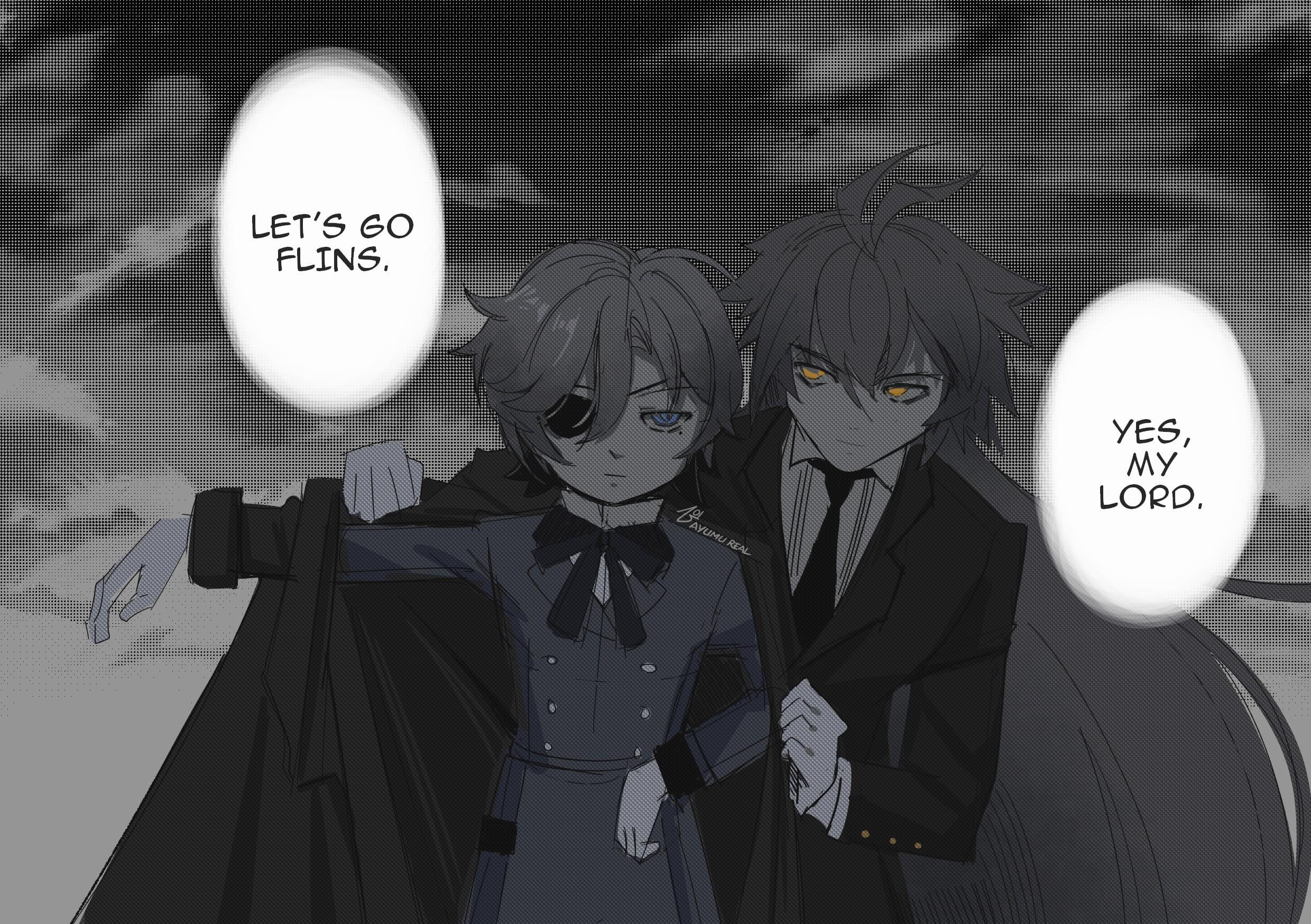 Black Butler but it's Flins and Illuga