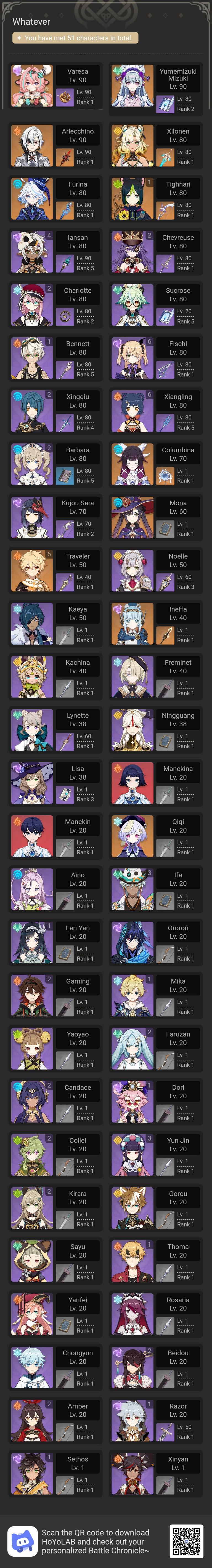 You guys got recommendations for a cool Columbina Team?