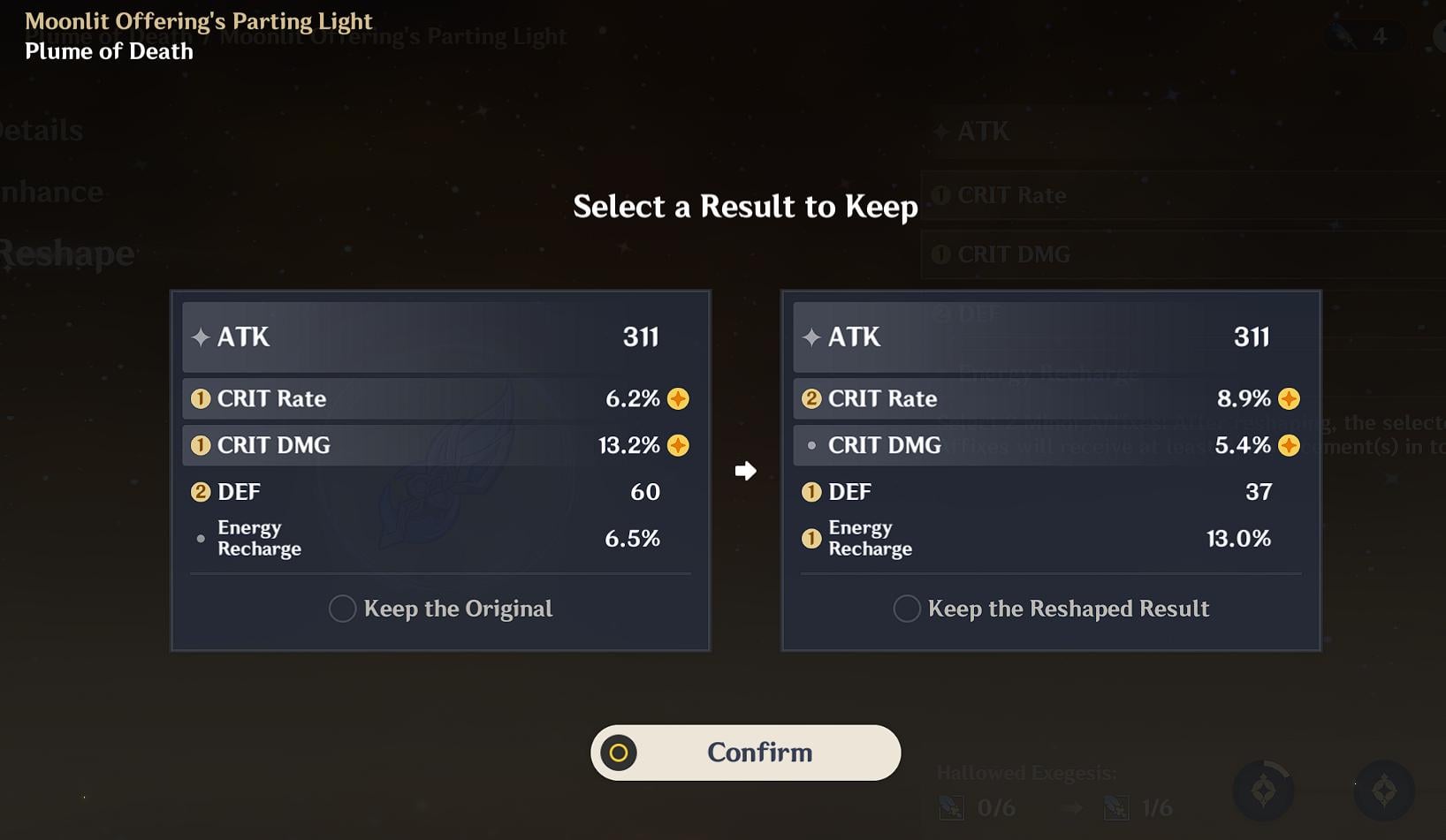 Oh so ts doesn't even guaranteed the two stats I chose in the beginning.  And it made it even worst.