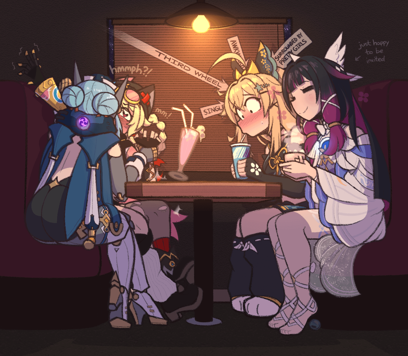 was just brainstorming potential ineffa+columbina teams and somehow this happened