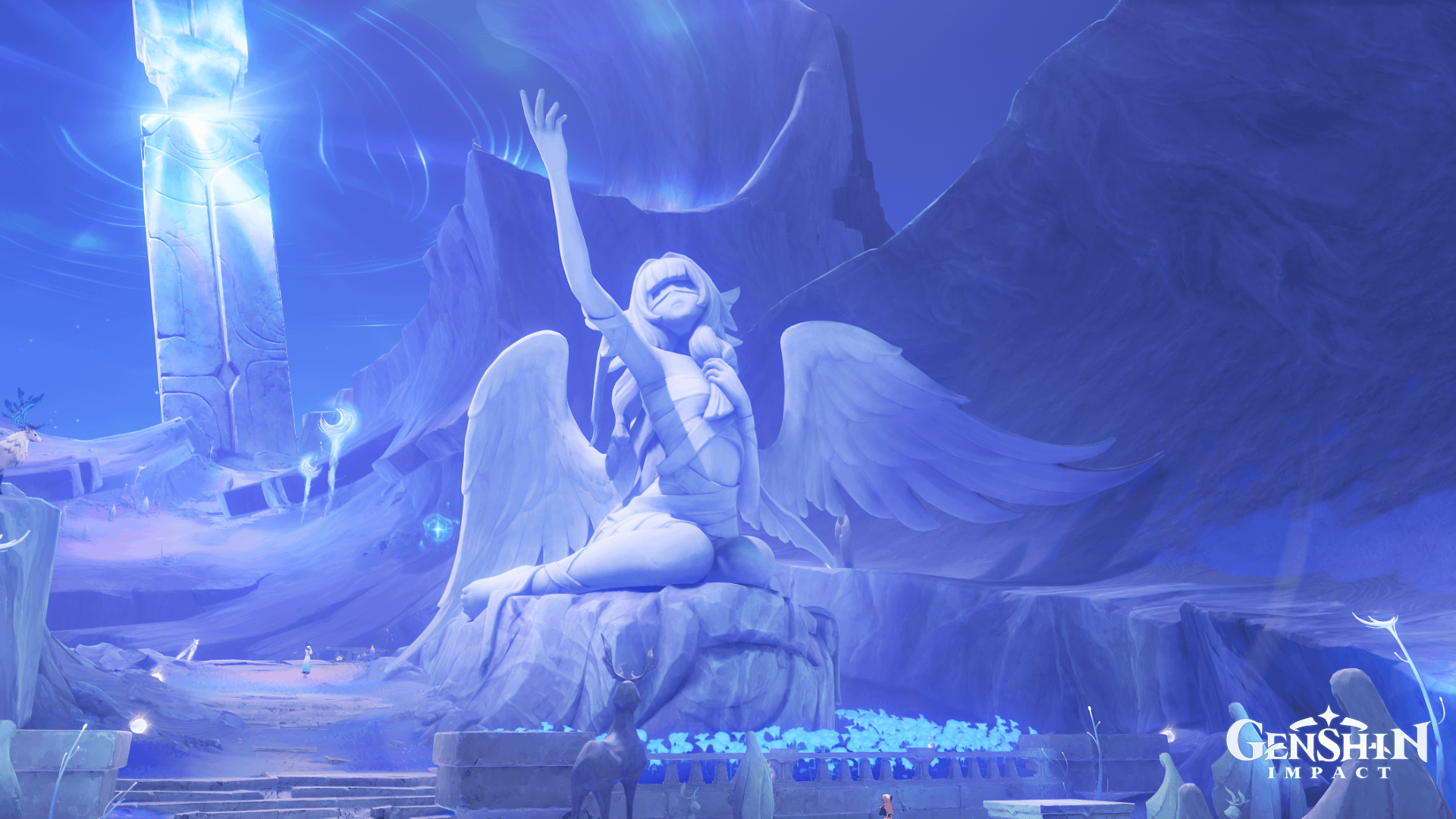 Columbina statue after latest Selenic Chronicles