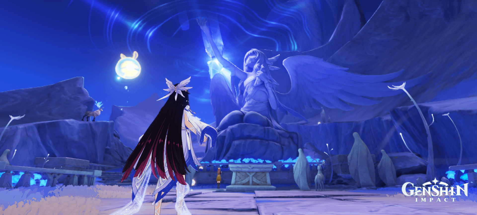 In this week's Selenic Chronicles (if you're up to date) Columbina's Statue gets wings
