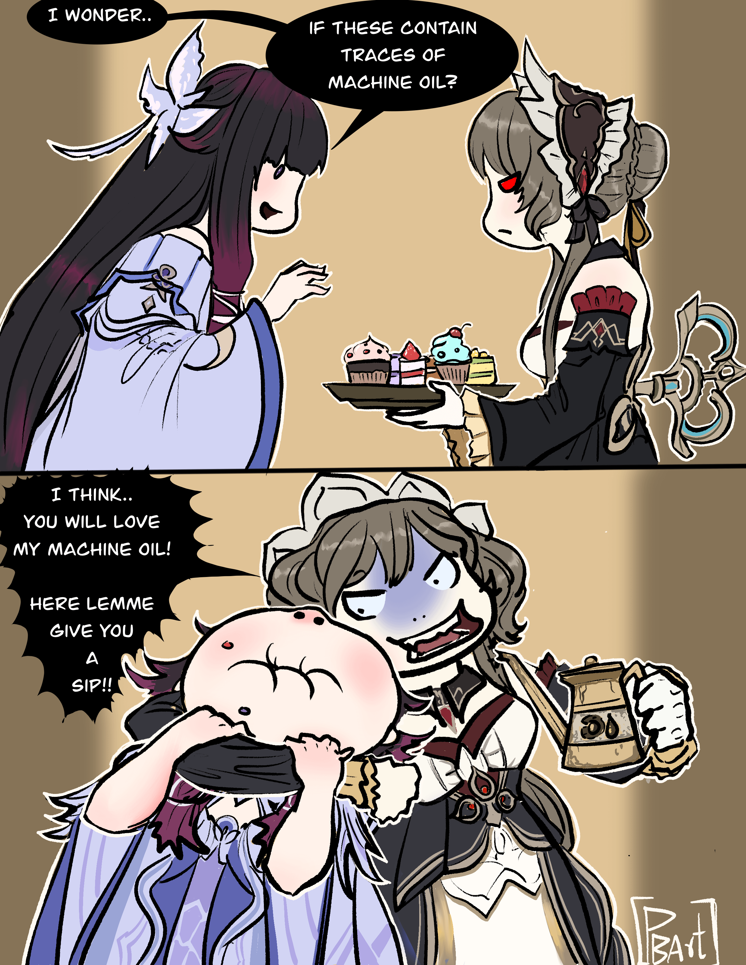 Essence de la Machine oil (Comic by me)