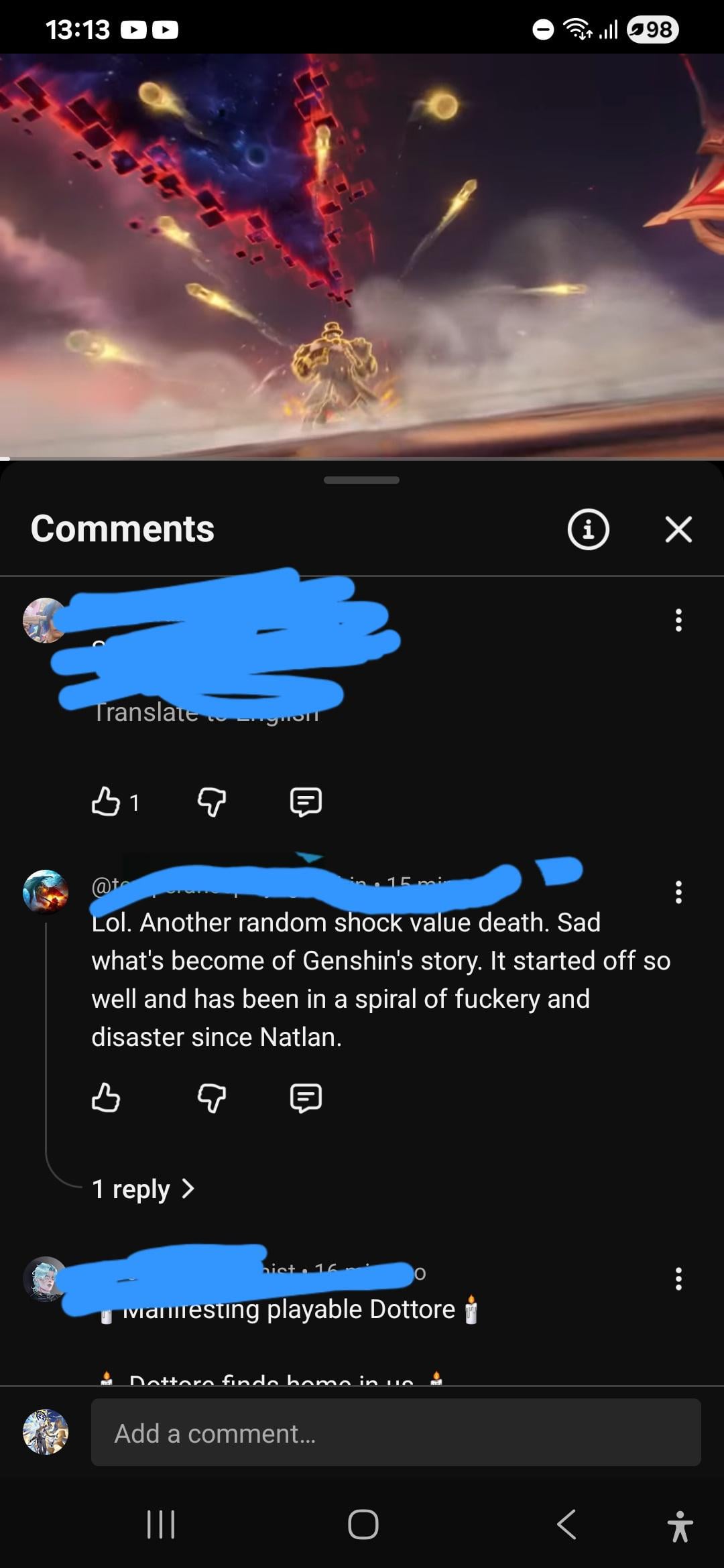 Pov you didn't pay attention to the story