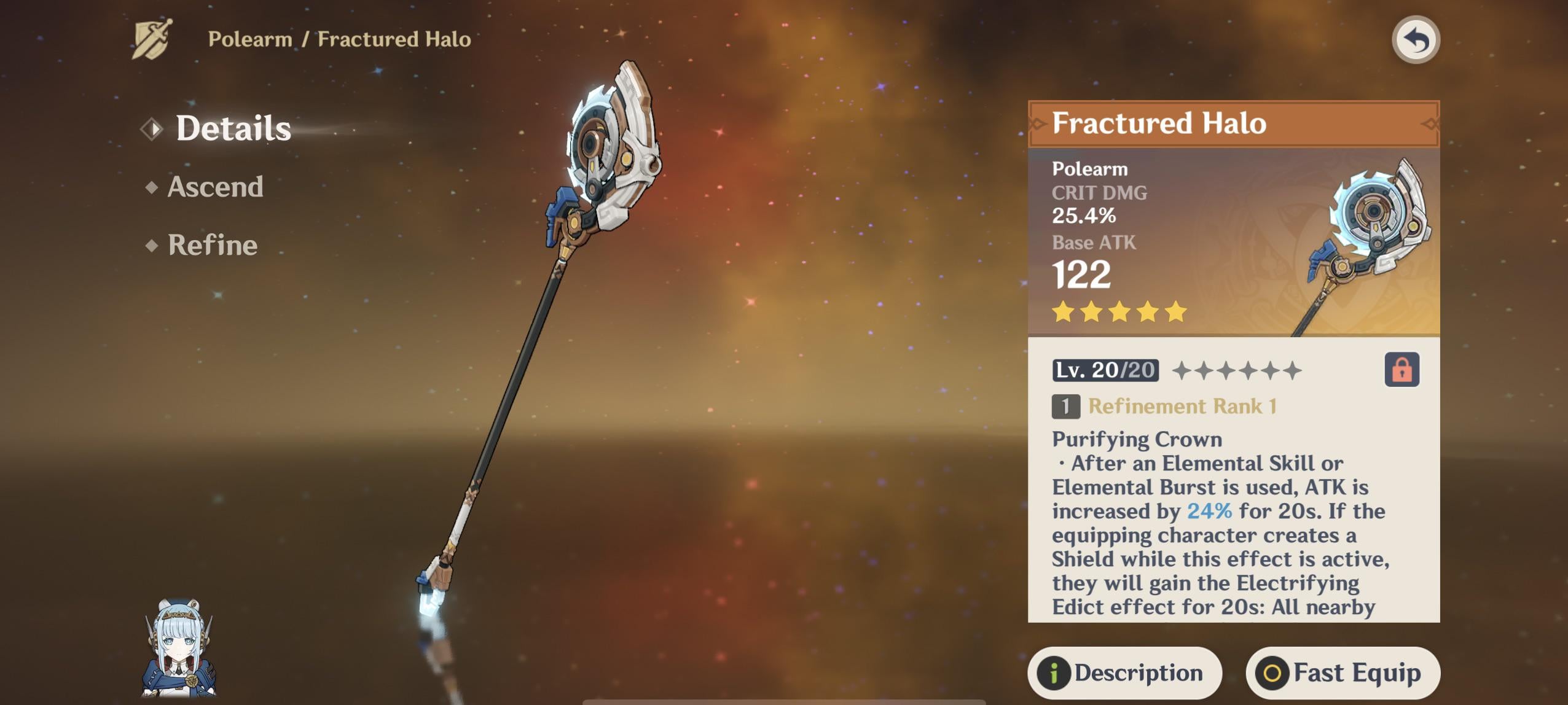 Is this weapon suitable for Ineffa ？