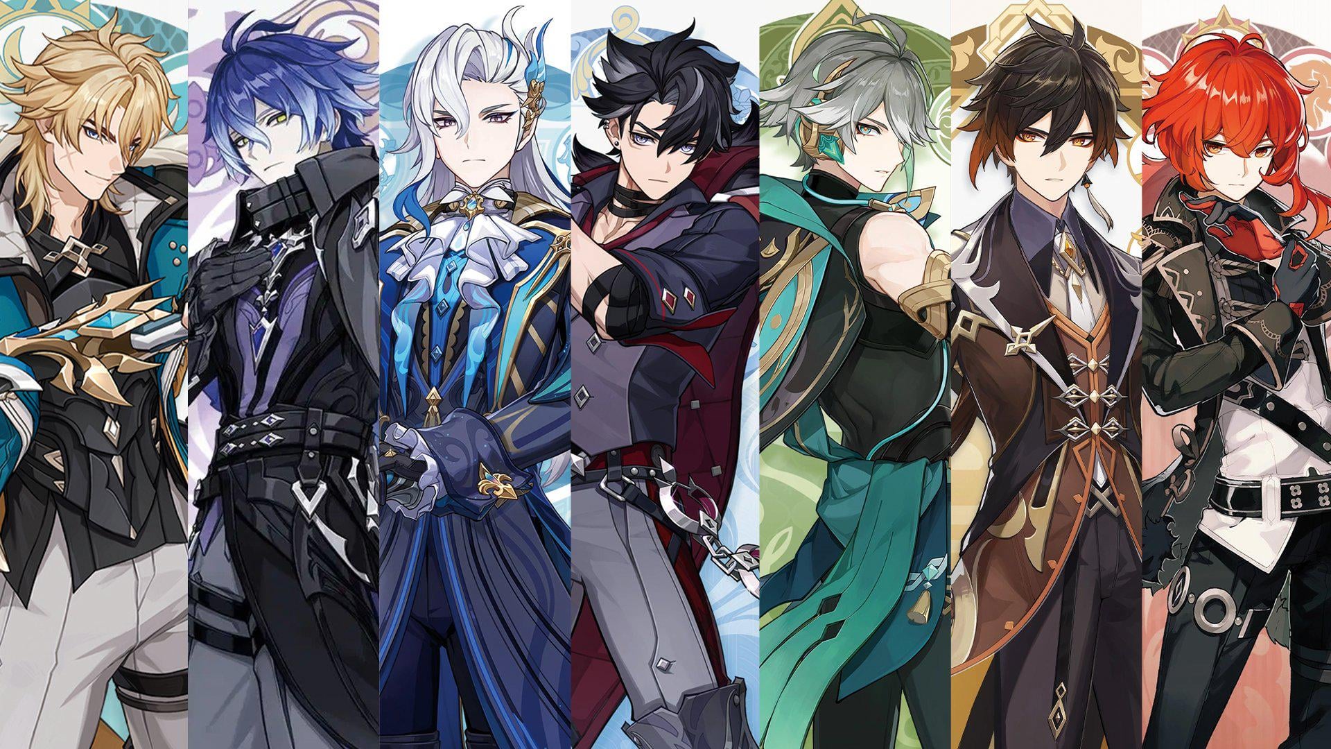 Tall Male 5-star units of each element are finally here!
