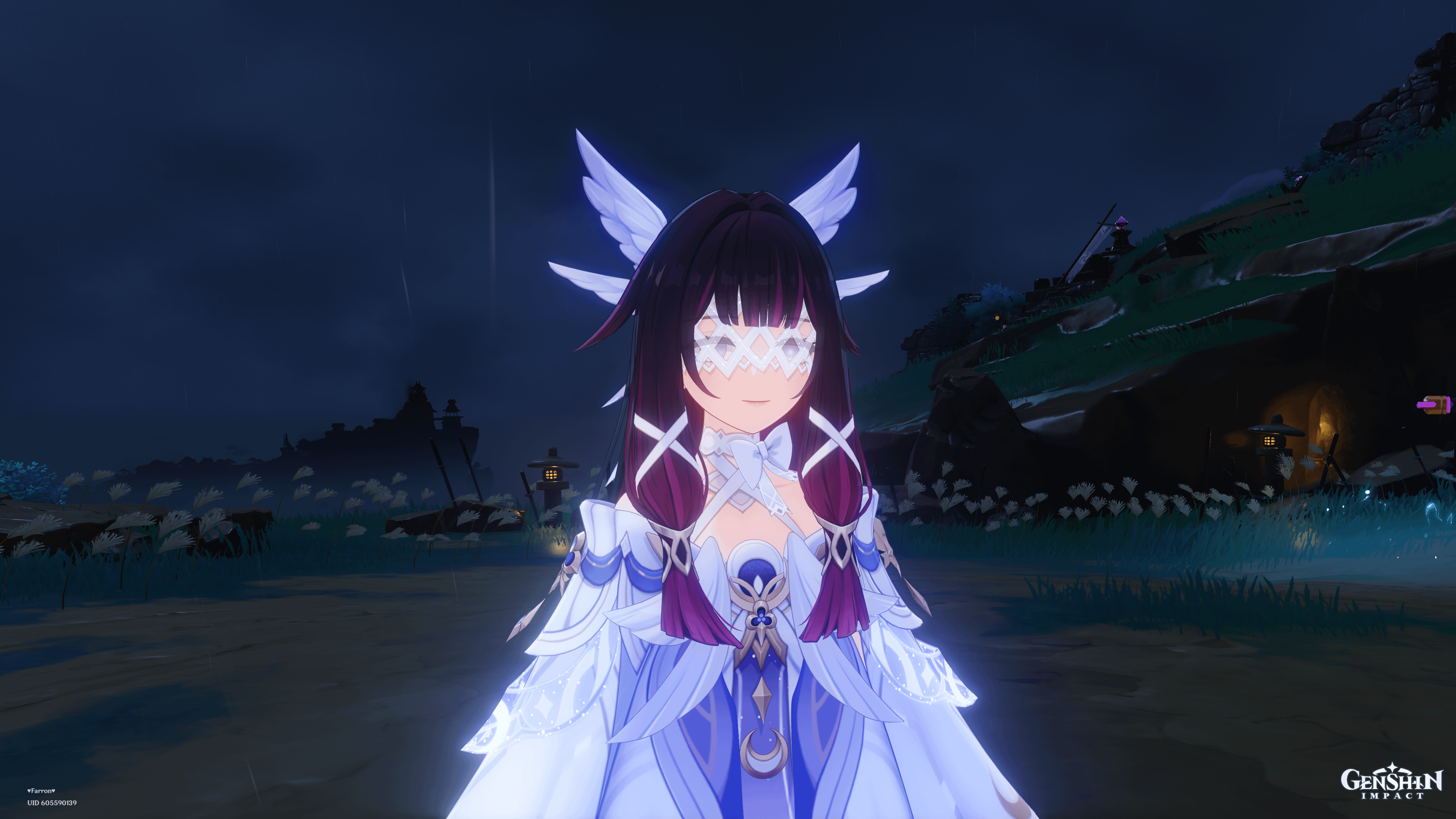 Masked Columbina with her eyes open is terrifying