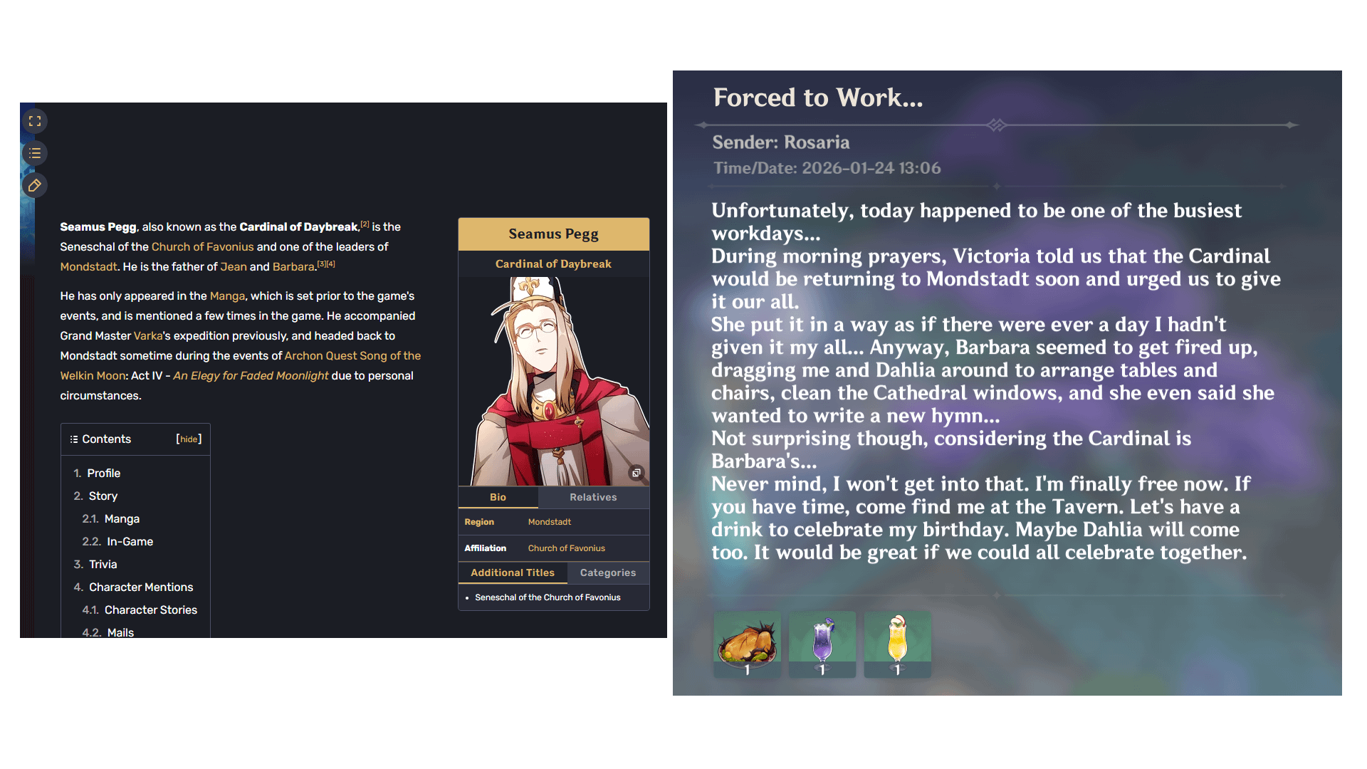 So, do we think we'll get a playable pope or...?