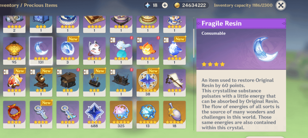 As a f2p casual player i barely used fragile resin.