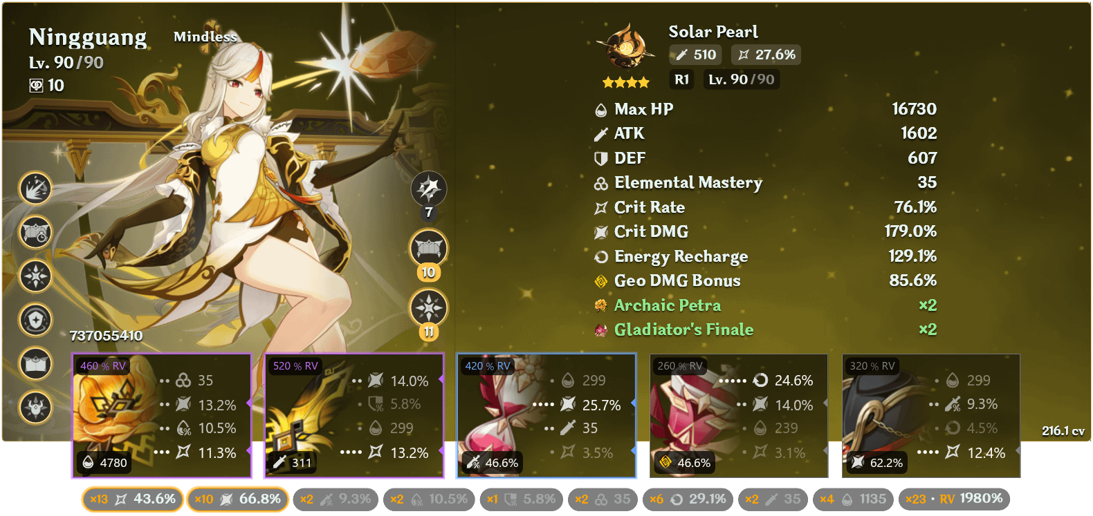 My Ningguang build✨