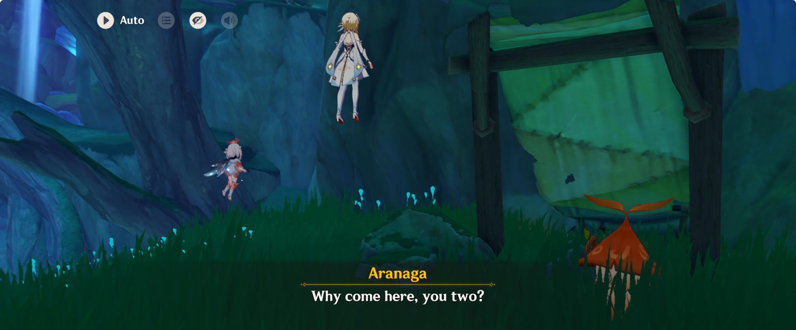 Lumine caught breaking the laws of Teyvat