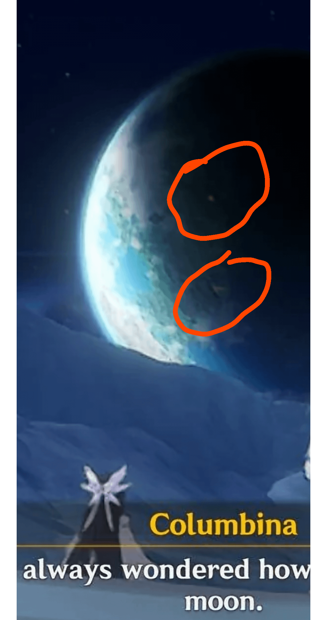 What are these two glowing spots?