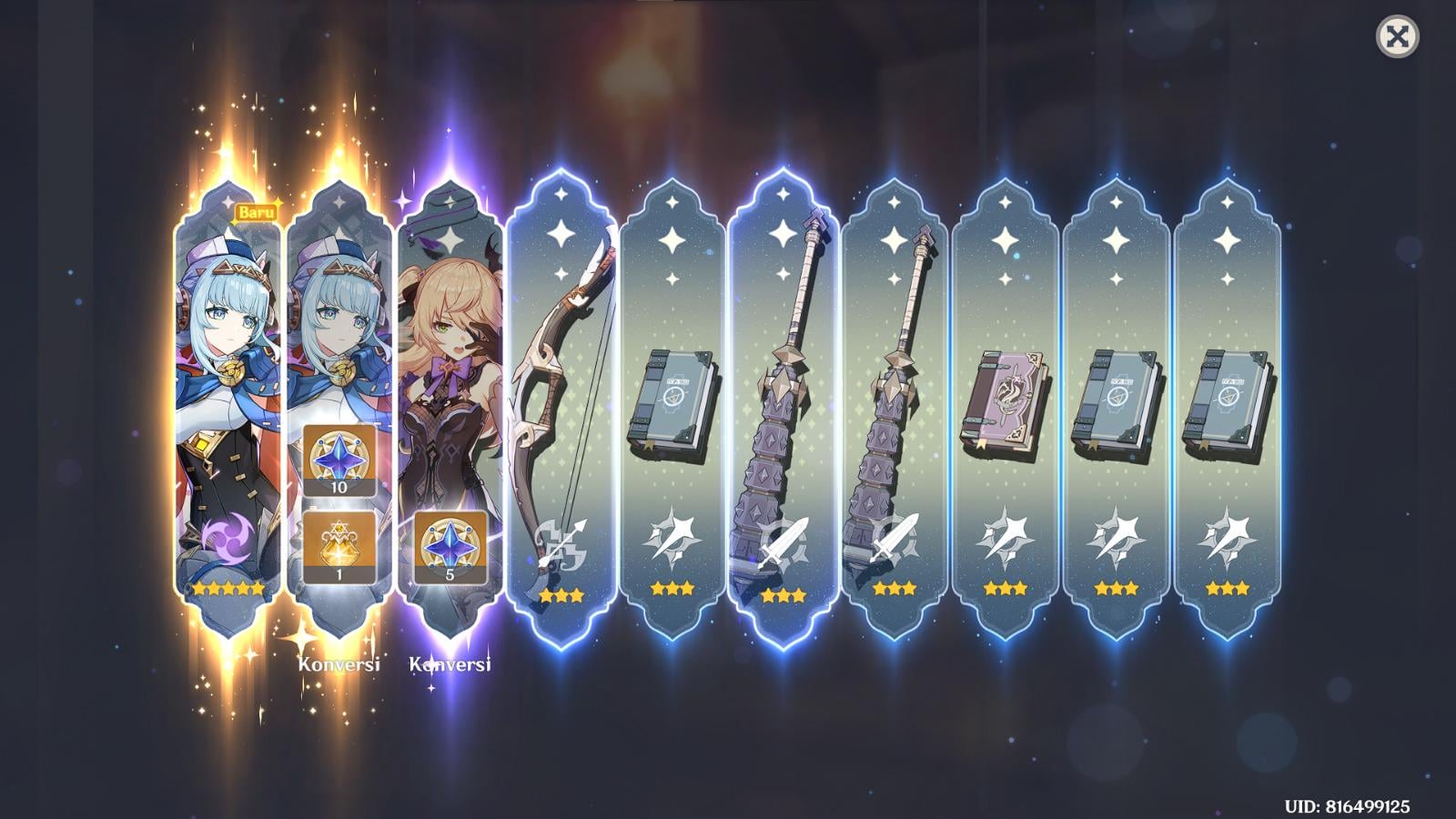 my first ever double 5* in my 5 years palying genshin