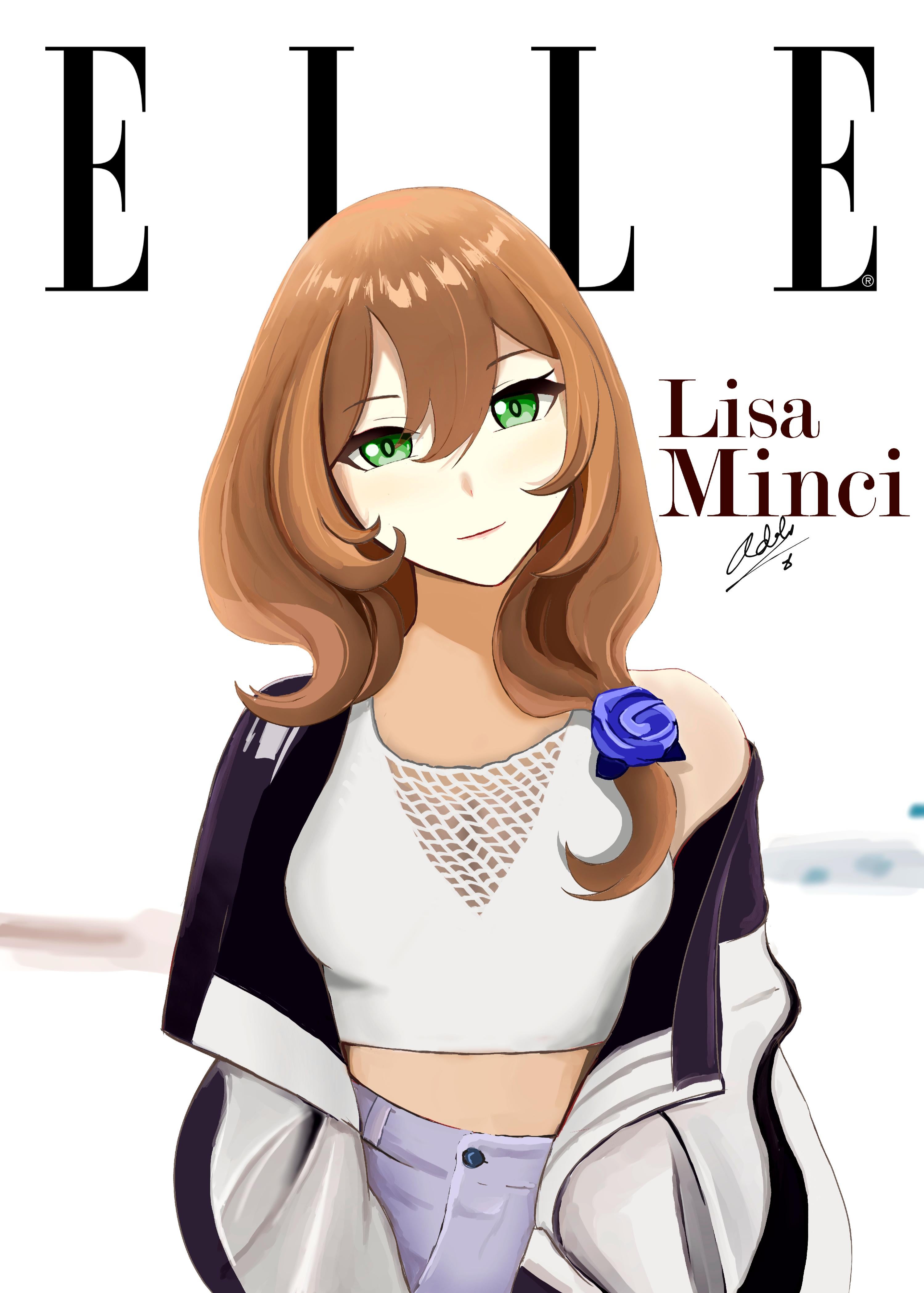 Lisa Minci in Elle magazine