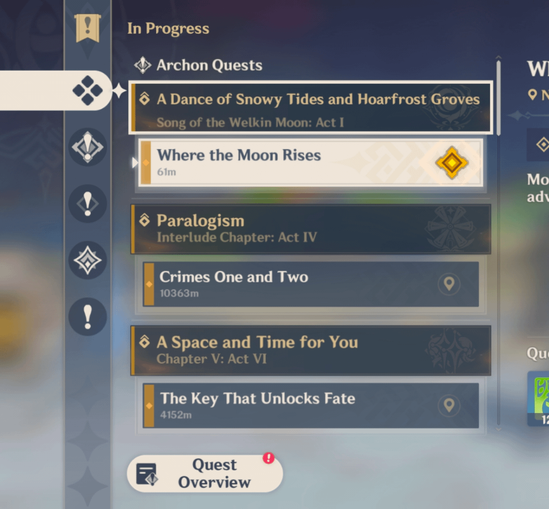 So what should I do next.... Which quest to next