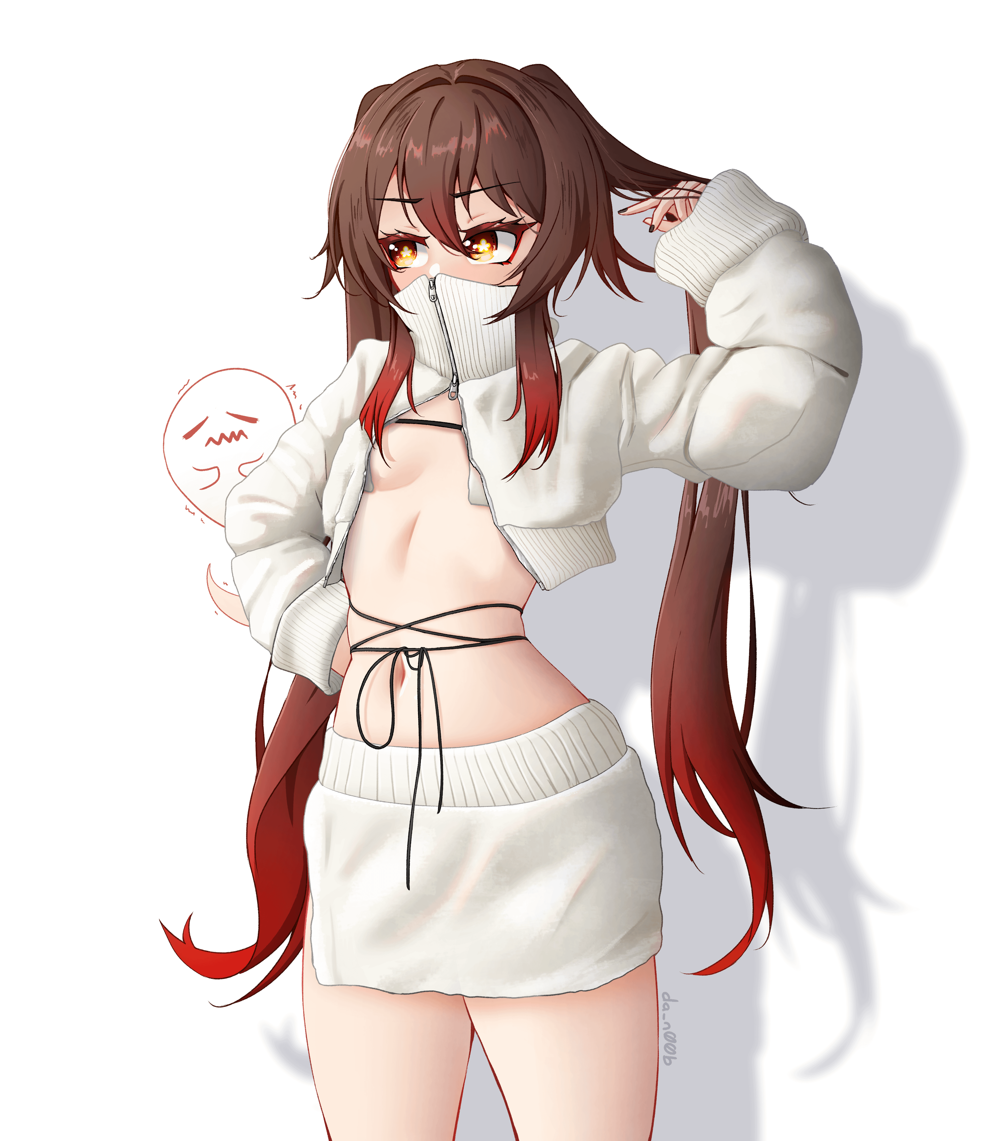 [OC] Hu Tao's Winter Outfit