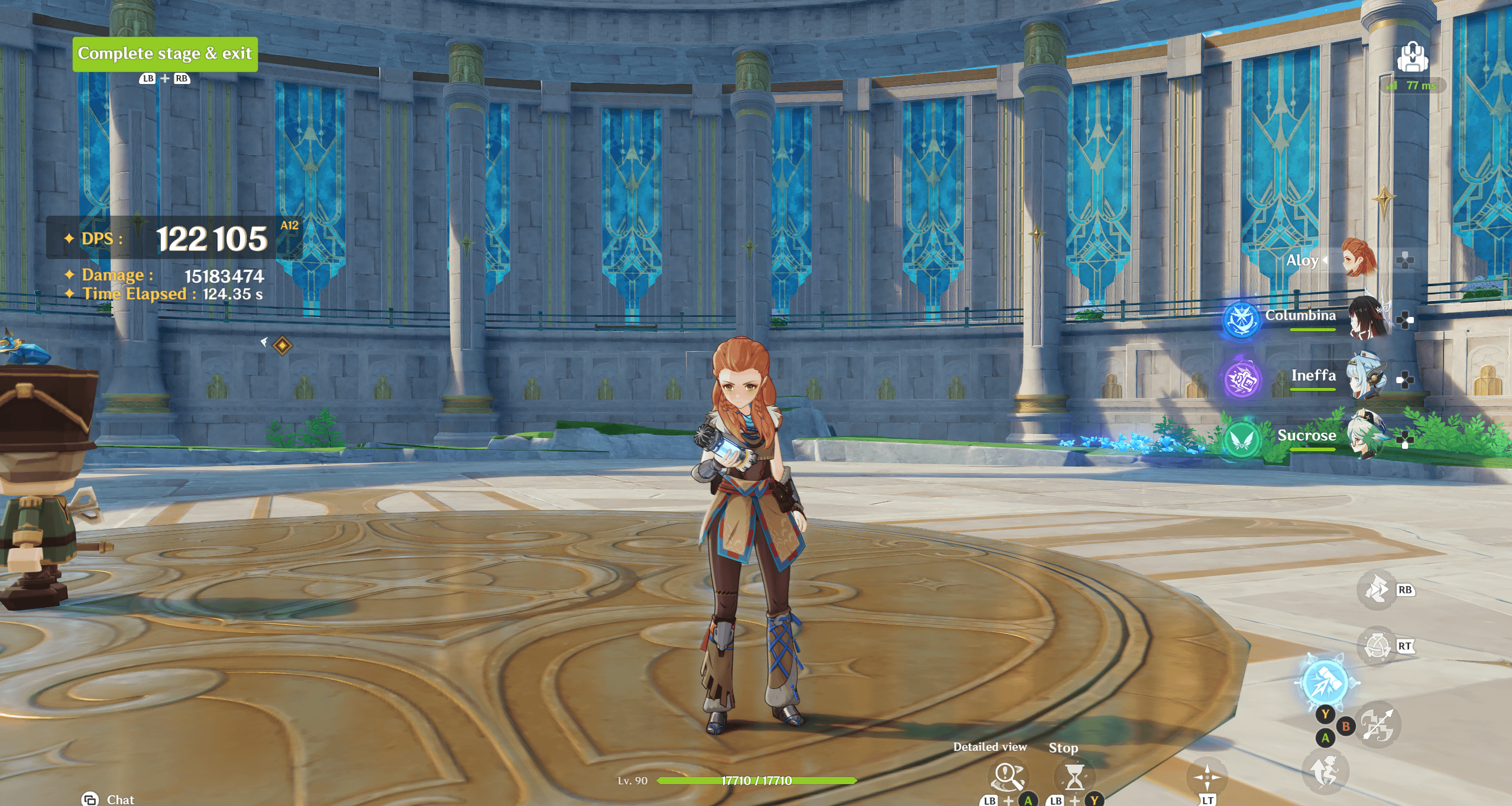 My TOP 0.001% C0R0 Aloy gets over 120K DPS in the Milastra Dummy