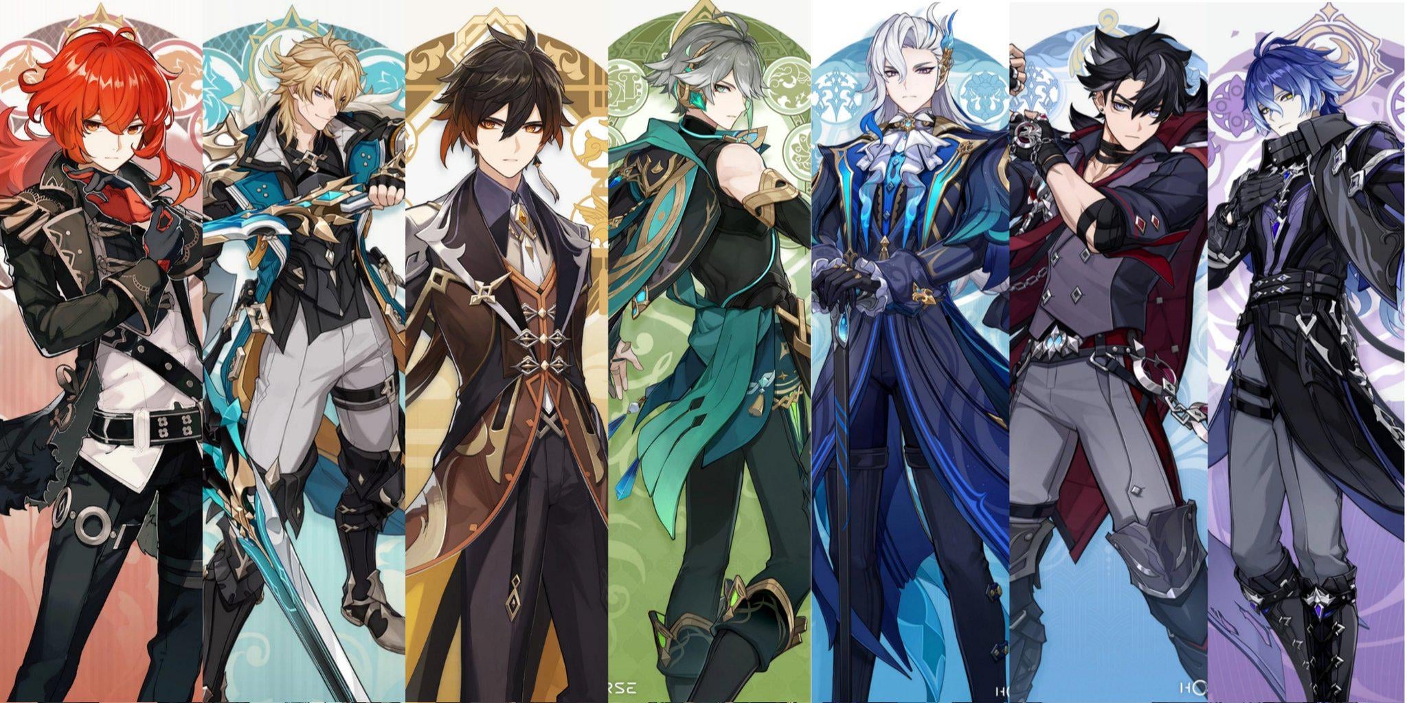 We finally have tall male 5 star of evrey element