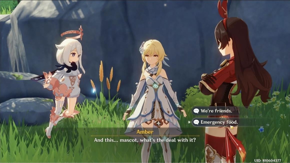Man I miss paimon emergency food jokes in this game. why did they stop it