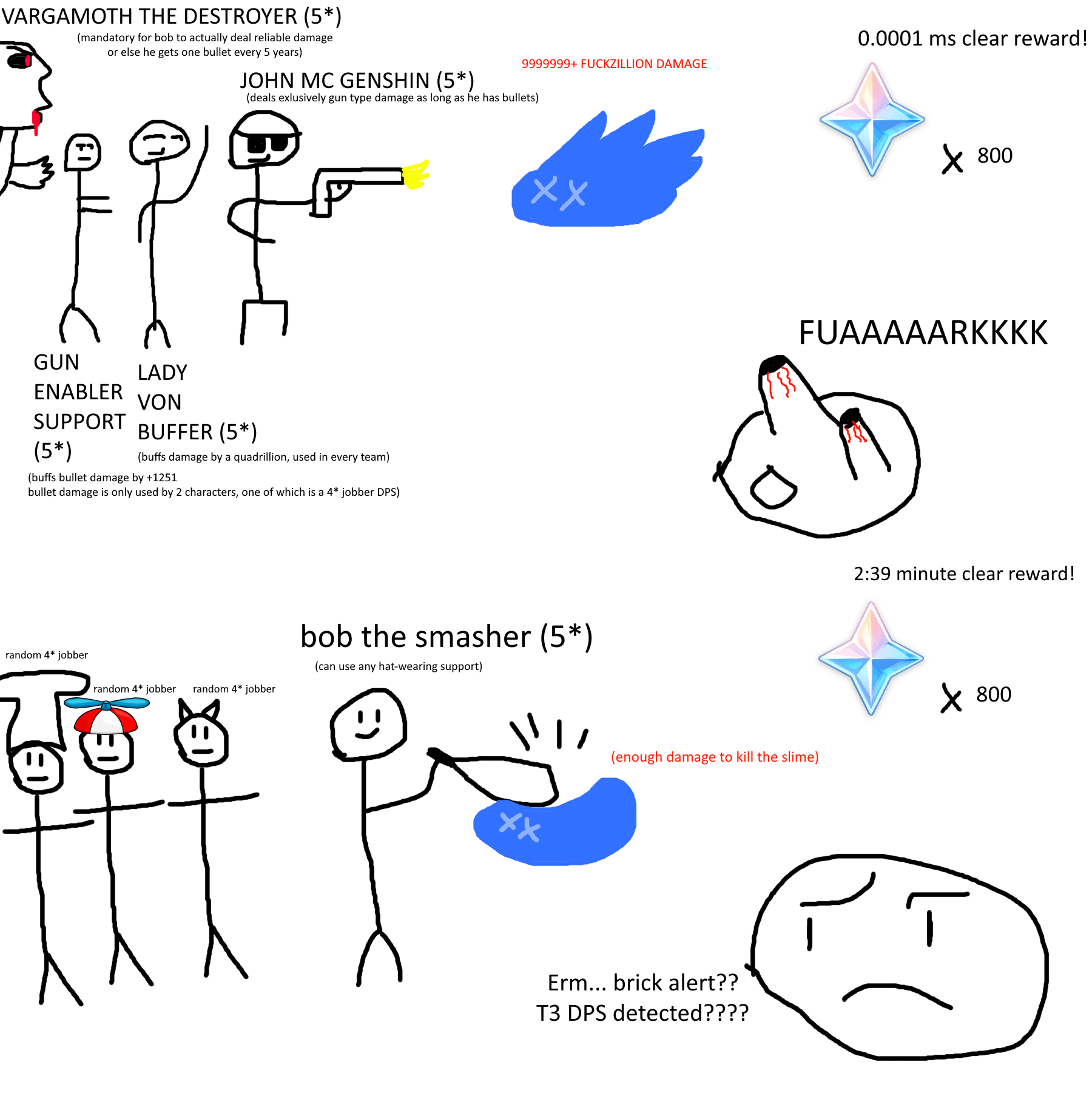 Endgame discussion is basically this