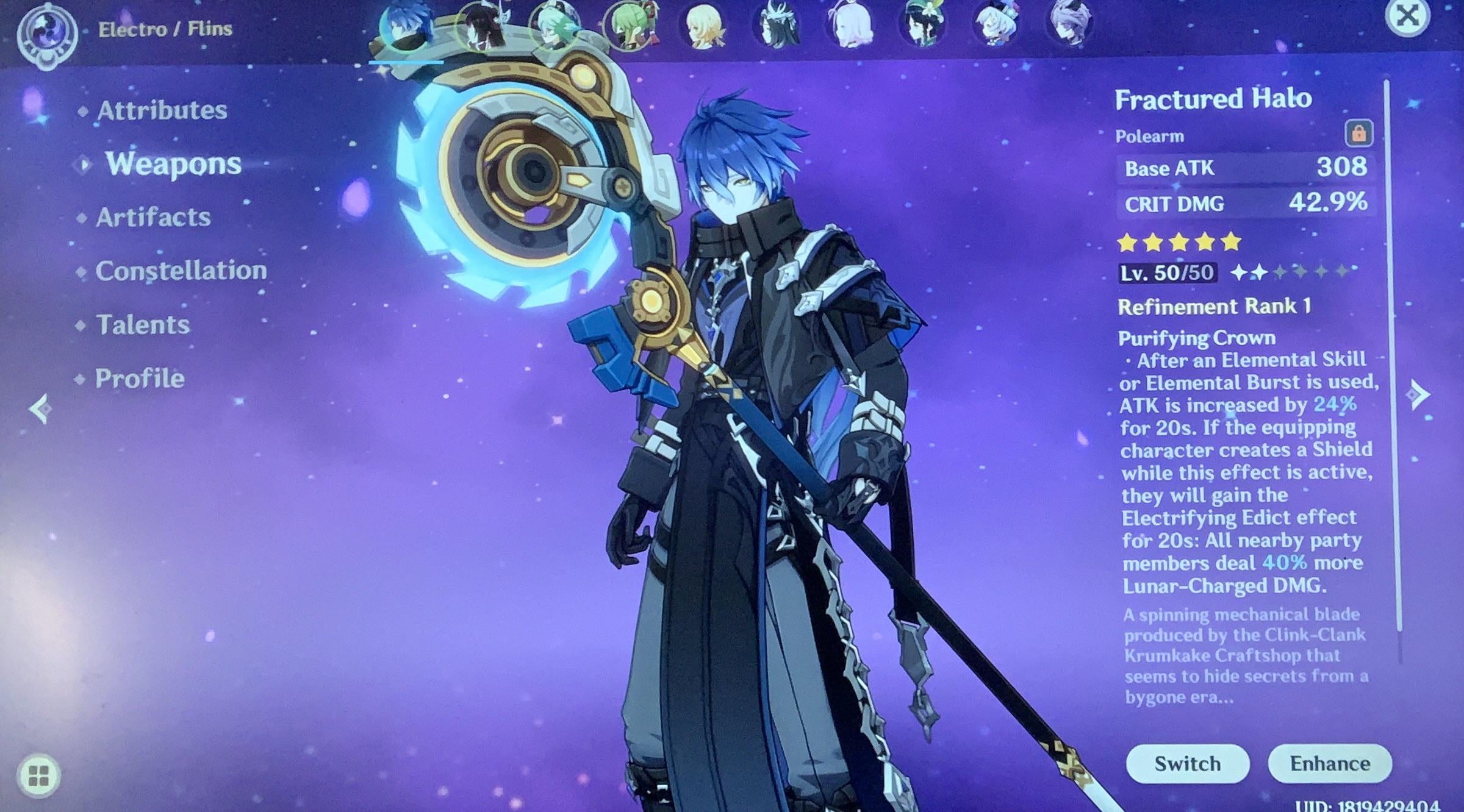 Was Pulling for Bina’s Weapon but got Ineffa’s instead😐…